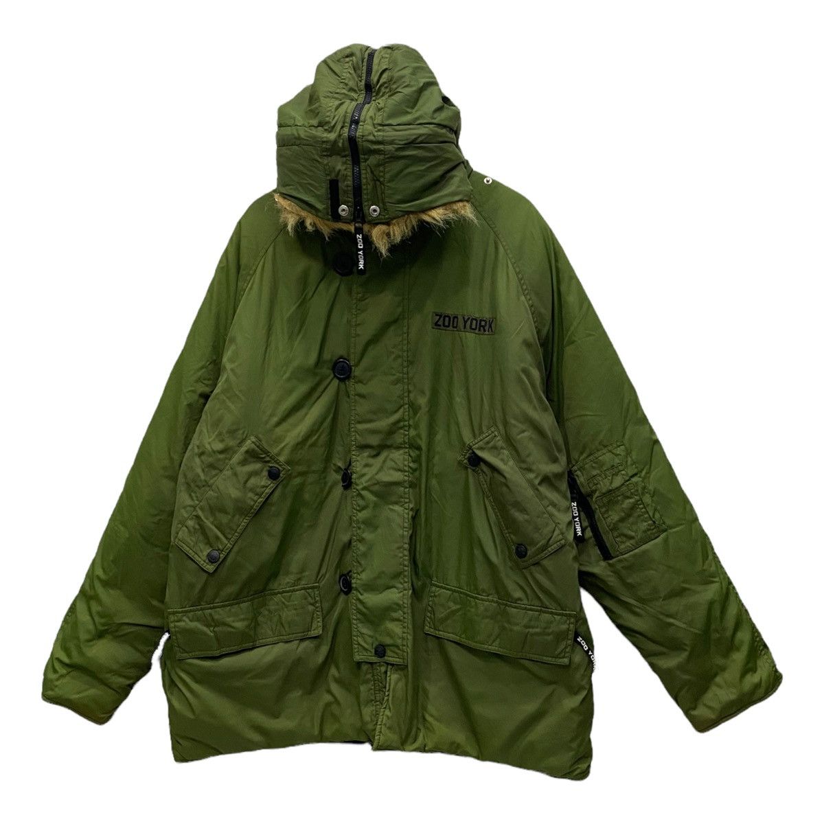 Tripp NYC × Zoo York ZOO YORK 🇺🇸 NYC UNBREAKABLE FUR HOOD PUFFER MILITARY PARKA Size US XL / EU 56 / 4 - 2 Thumbnail