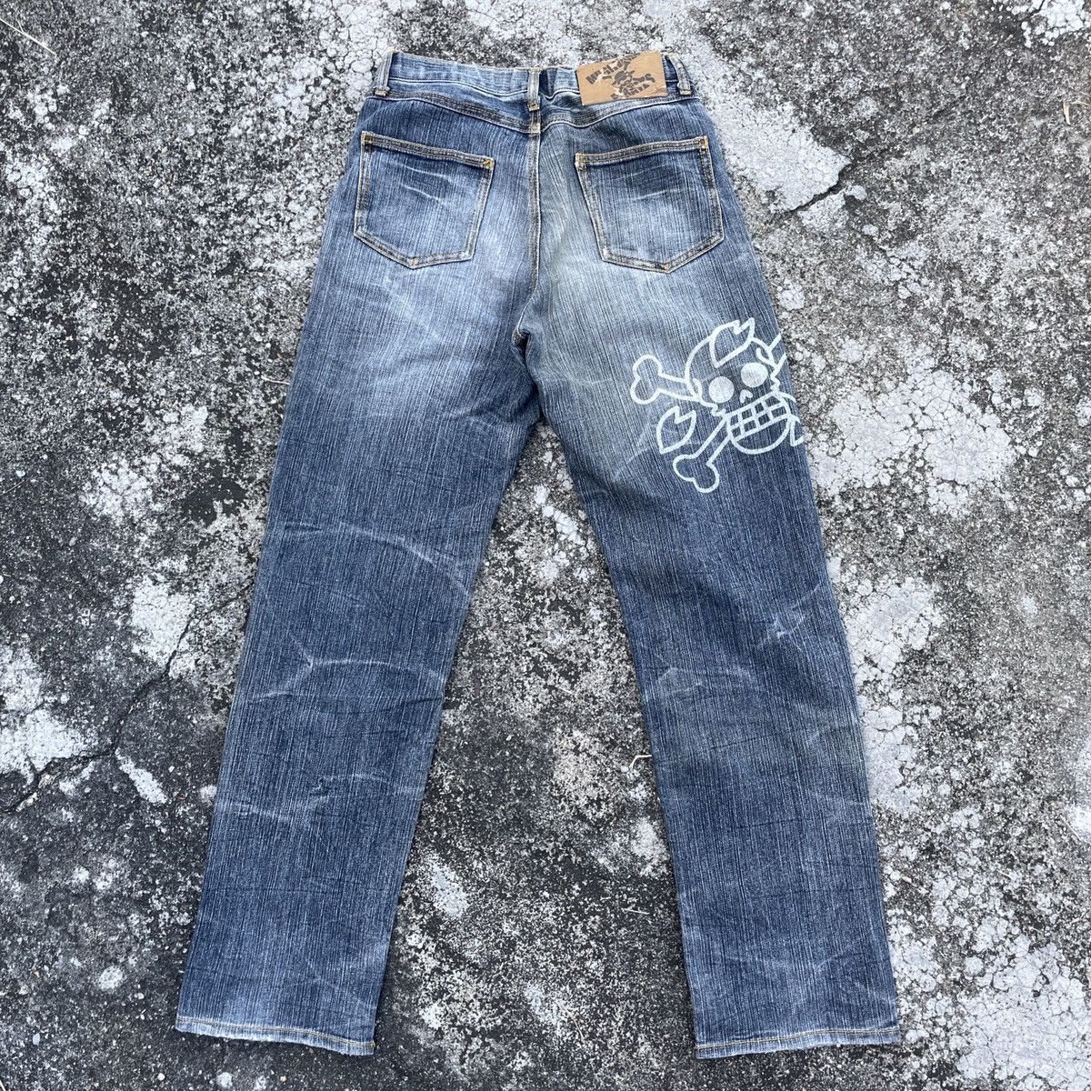 Anime Vintage One Piece Chopper Distressed Kids Denim Size US 30 / EU 46 - 7 Thumbnail