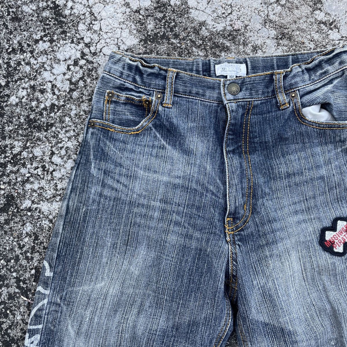 Anime Vintage One Piece Chopper Distressed Kids Denim Size US 30 / EU 46 - 3 Thumbnail