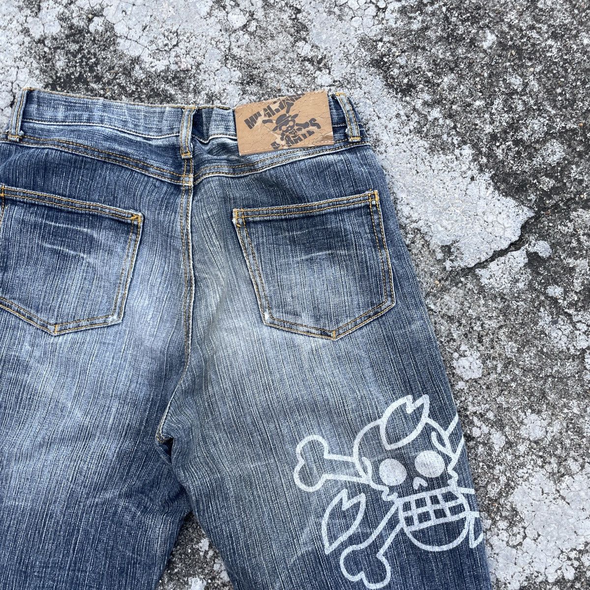 Anime Vintage One Piece Chopper Distressed Kids Denim Size US 30 / EU 46 - 8 Thumbnail
