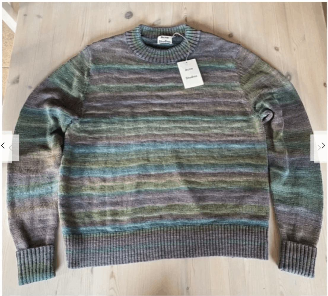 Acne Studios FINAL PRICE RARE GRAIL intricate knit sweater jumper unisex Size US L / EU 52-54 / 3 - 3 Thumbnail