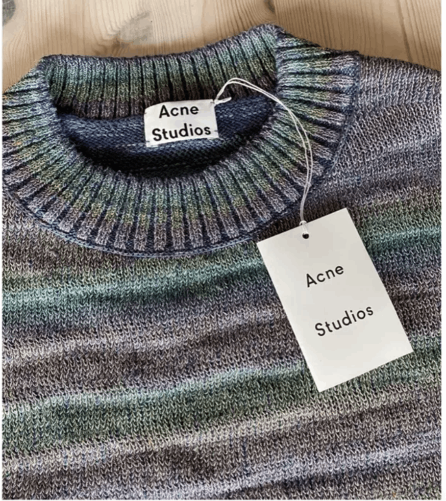 image of Acne Studios Final Price Grail Intricate Knit Sweater Jumper Unisex, Men's (Size Large)
