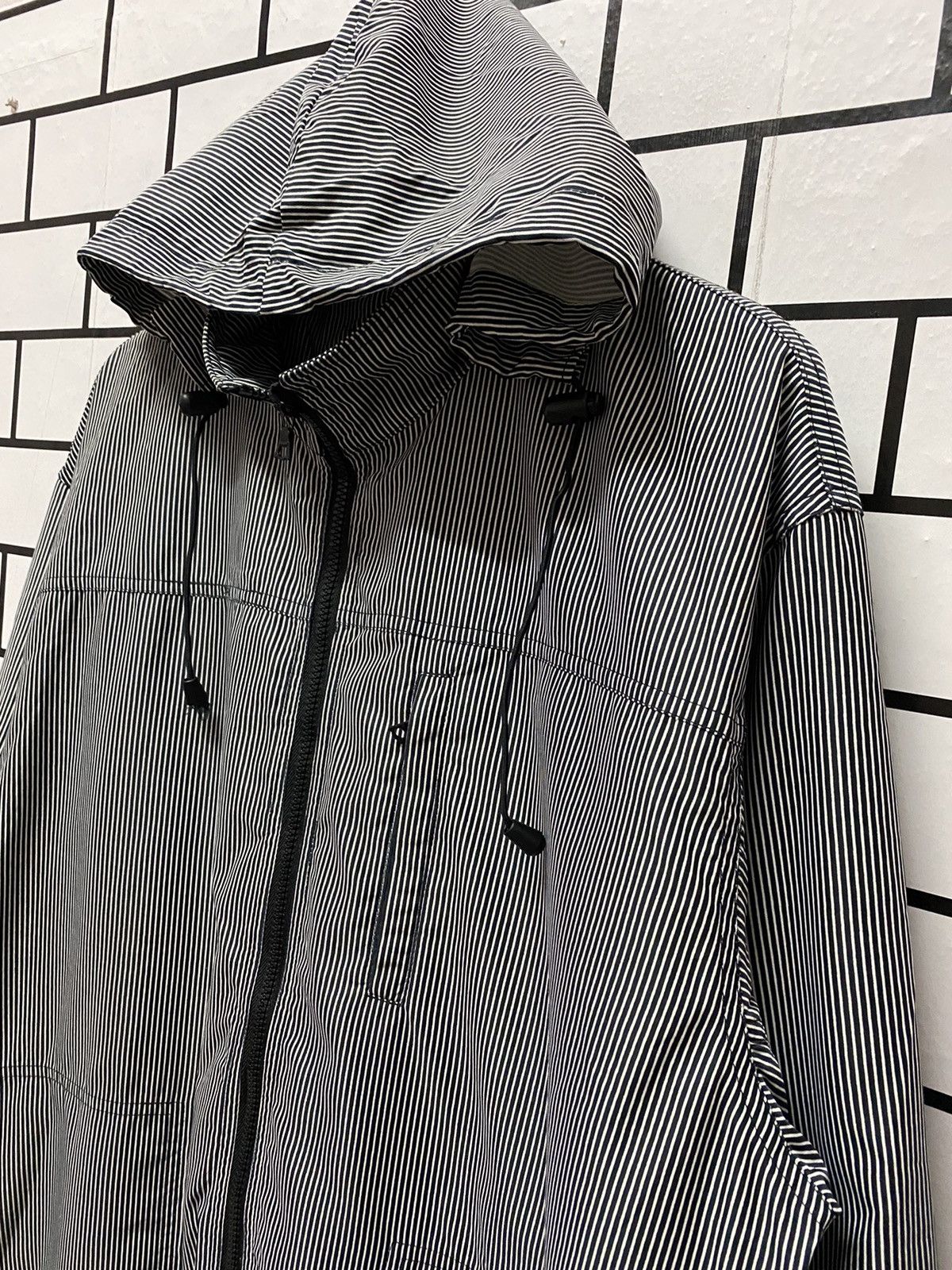 A.P.C. A.P.C Paris Hickory Stripe Hidden Hoodie AW Jacket Size US L / EU 52-54 / 3 - 9 Thumbnail