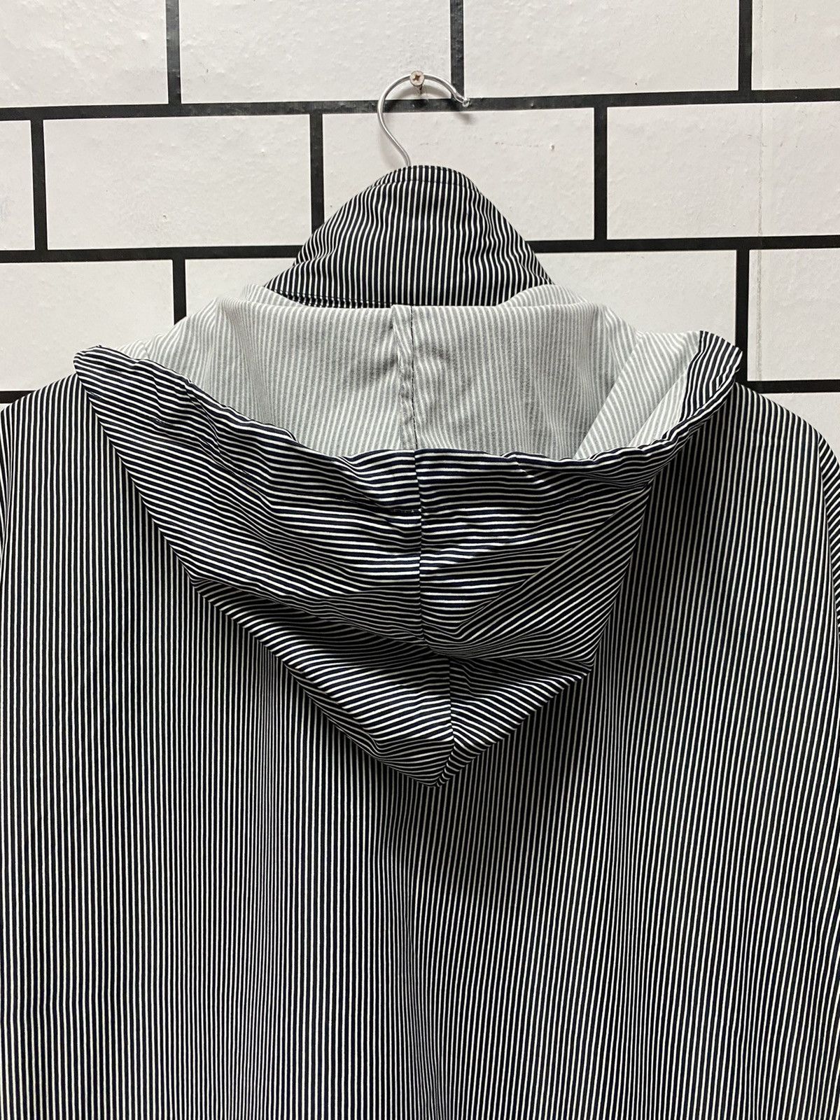 A.P.C. A.P.C Paris Hickory Stripe Hidden Hoodie AW Jacket Size US L / EU 52-54 / 3 - 15 Thumbnail