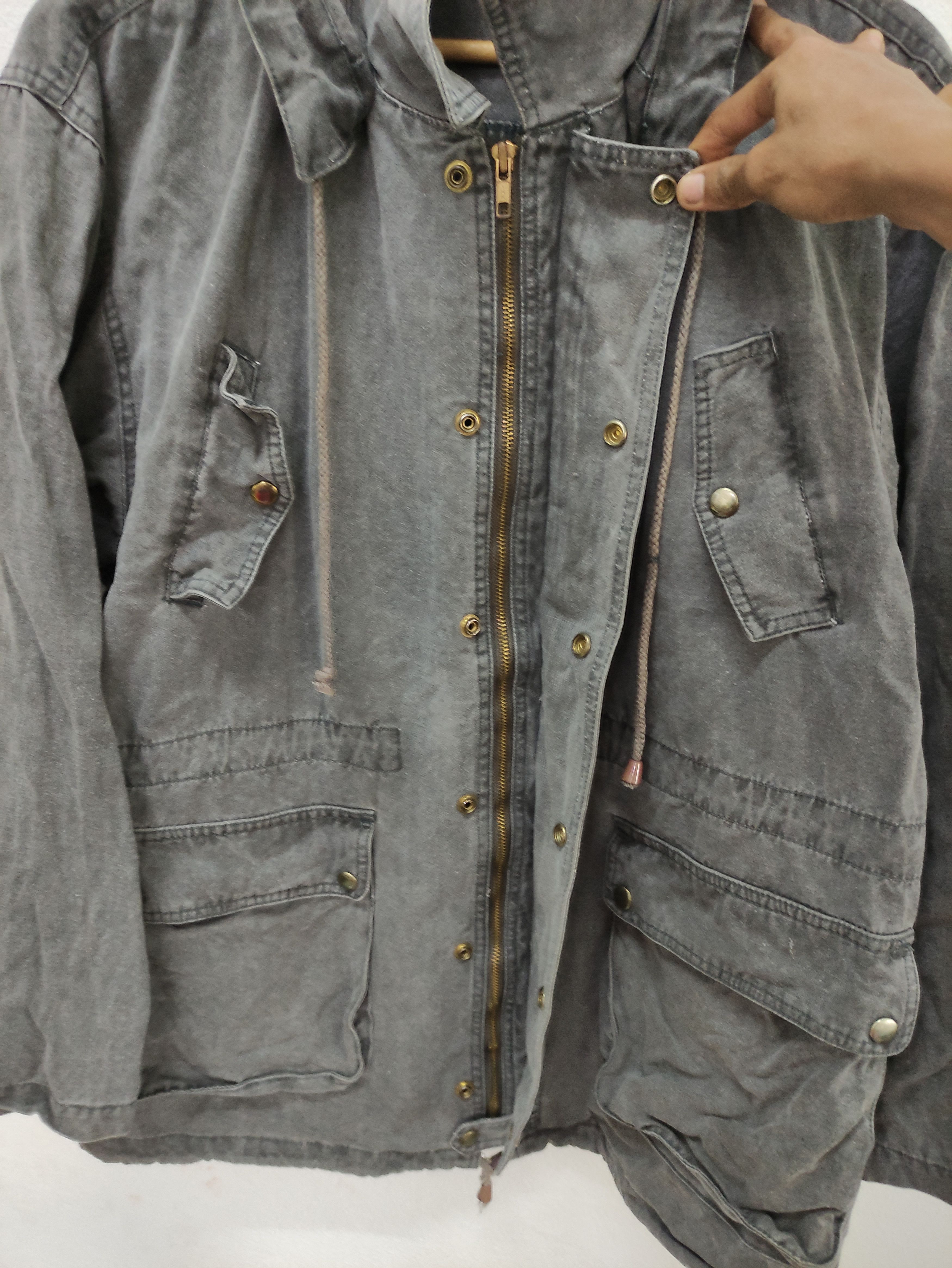 Tres Bien × Vintage Vintage Tresbien Zip Up Hooded Parka Jacket Size US M / EU 48-50 / 2 - 4 Thumbnail