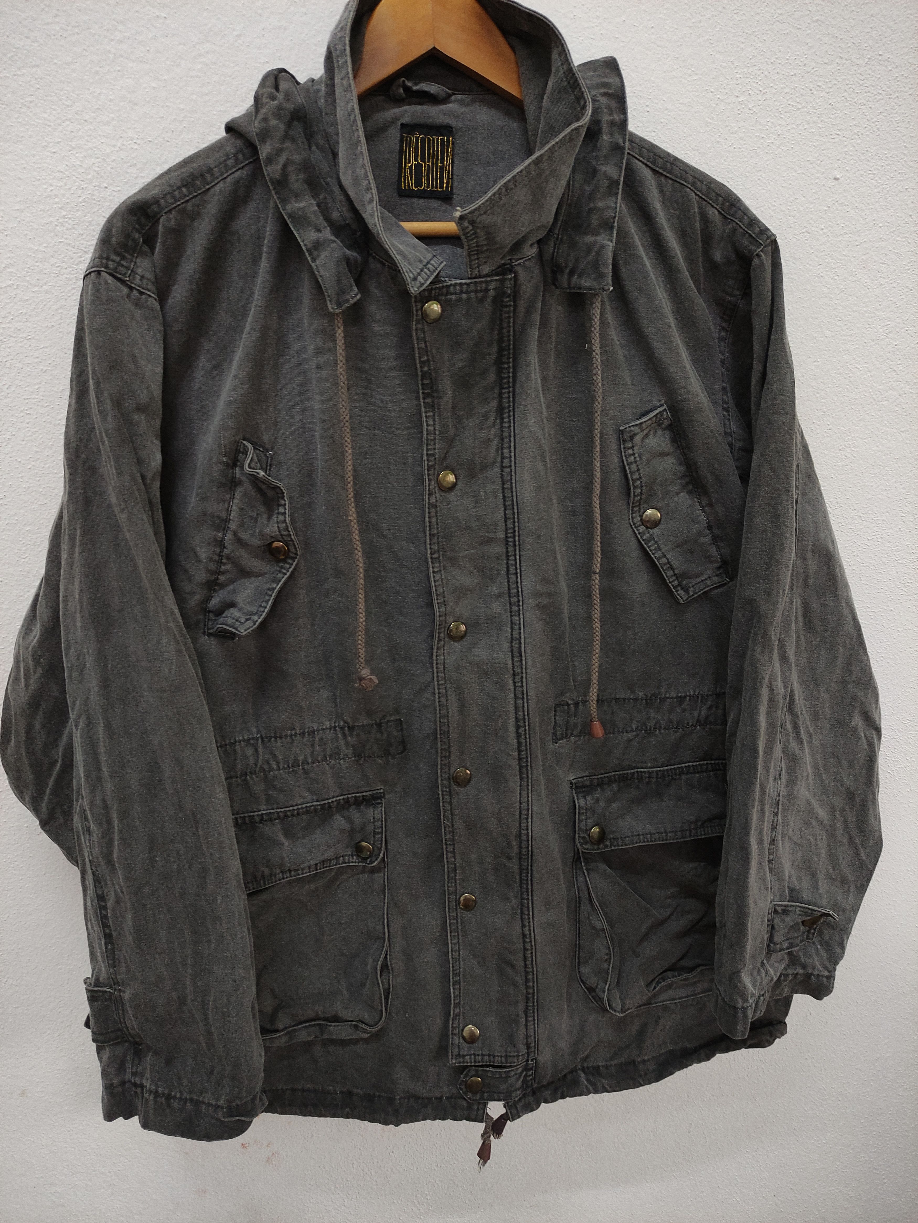 Tres Bien × Vintage Vintage Tresbien Zip Up Hooded Parka Jacket Size US M / EU 48-50 / 2 - 3 Thumbnail