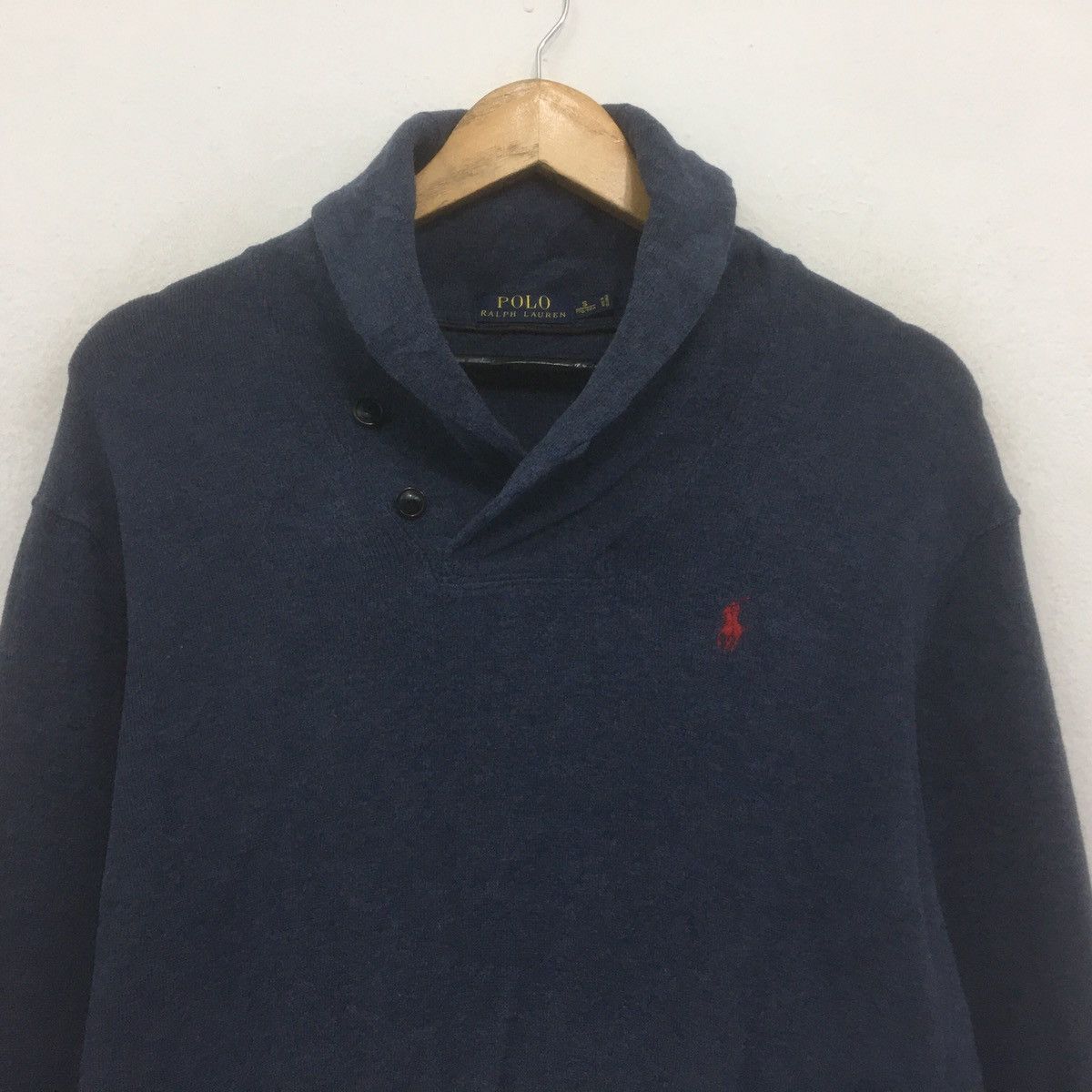 Polo Ralph Lauren × Ralph Lauren × Ralph Lauren Sport Vintage Polo Small Pony Polo Ralph Lauren Sweatshirt Size US M / EU 48-50 / 2 - 2 Thumbnail