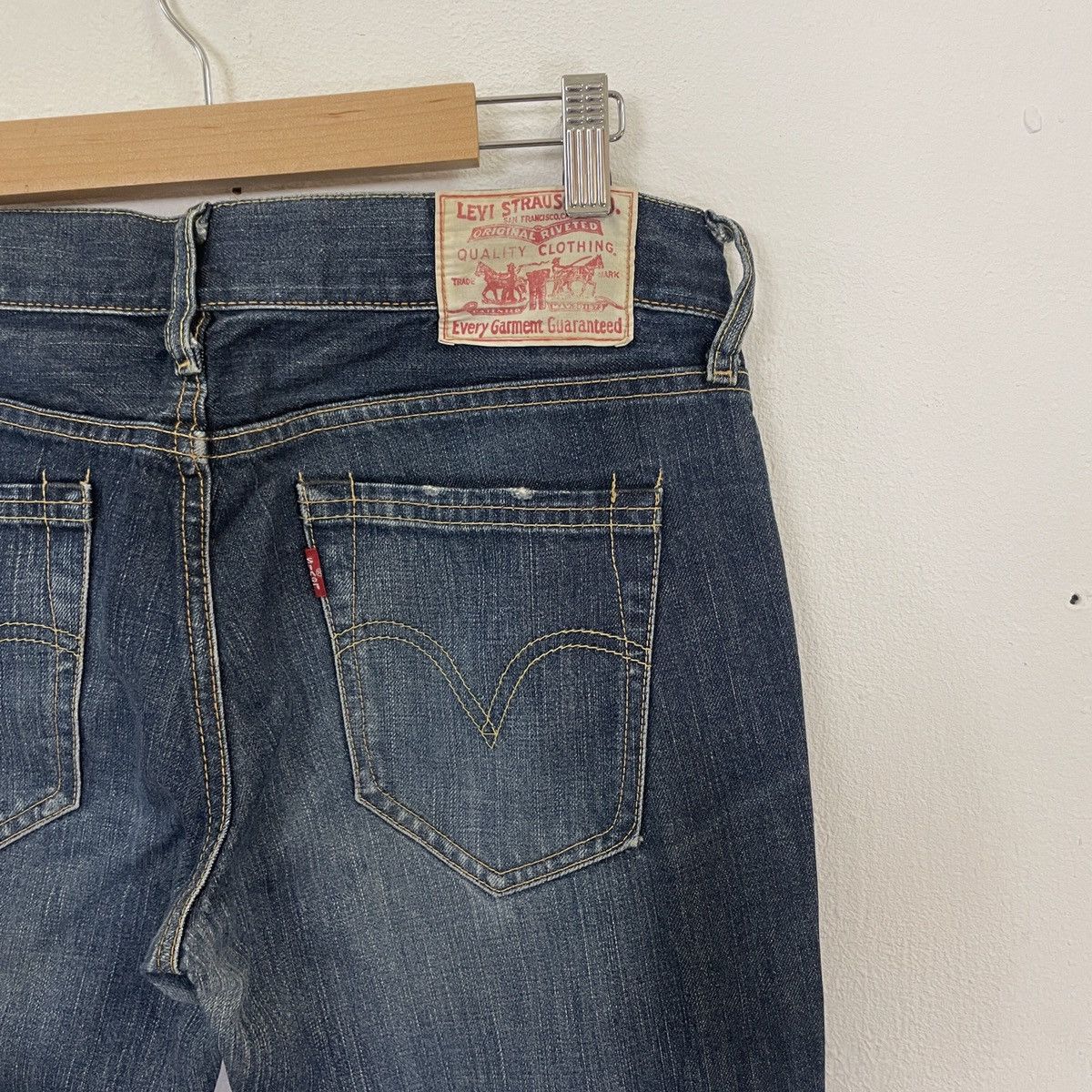 Levi's Vintage Levis Distressed Bootcut Flare Denim Jeans Size US 32 / EU 48 - 8 Thumbnail