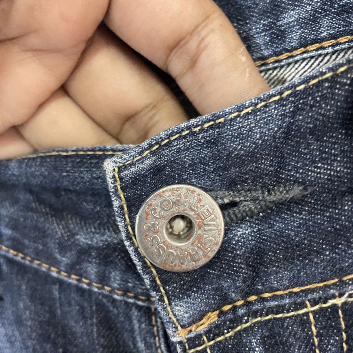 Levi's Vintage Levis Distressed Bootcut Flare Denim Jeans Size US 32 / EU 48 - 5 Thumbnail