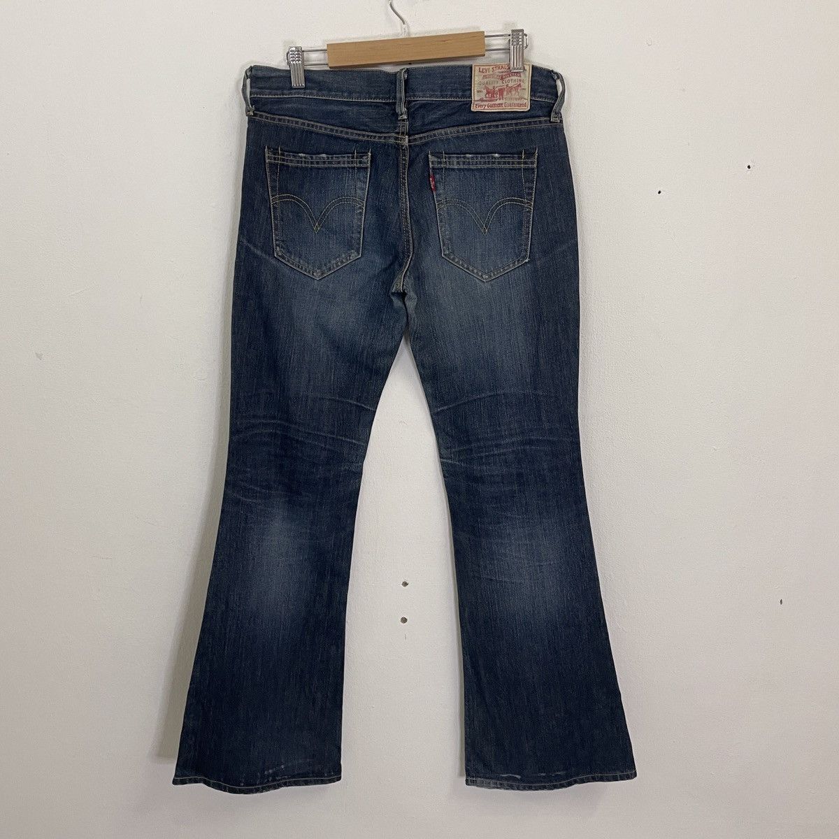 Levi's Vintage Levis Distressed Bootcut Flare Denim Jeans Size US 32 / EU 48 - 7 Thumbnail