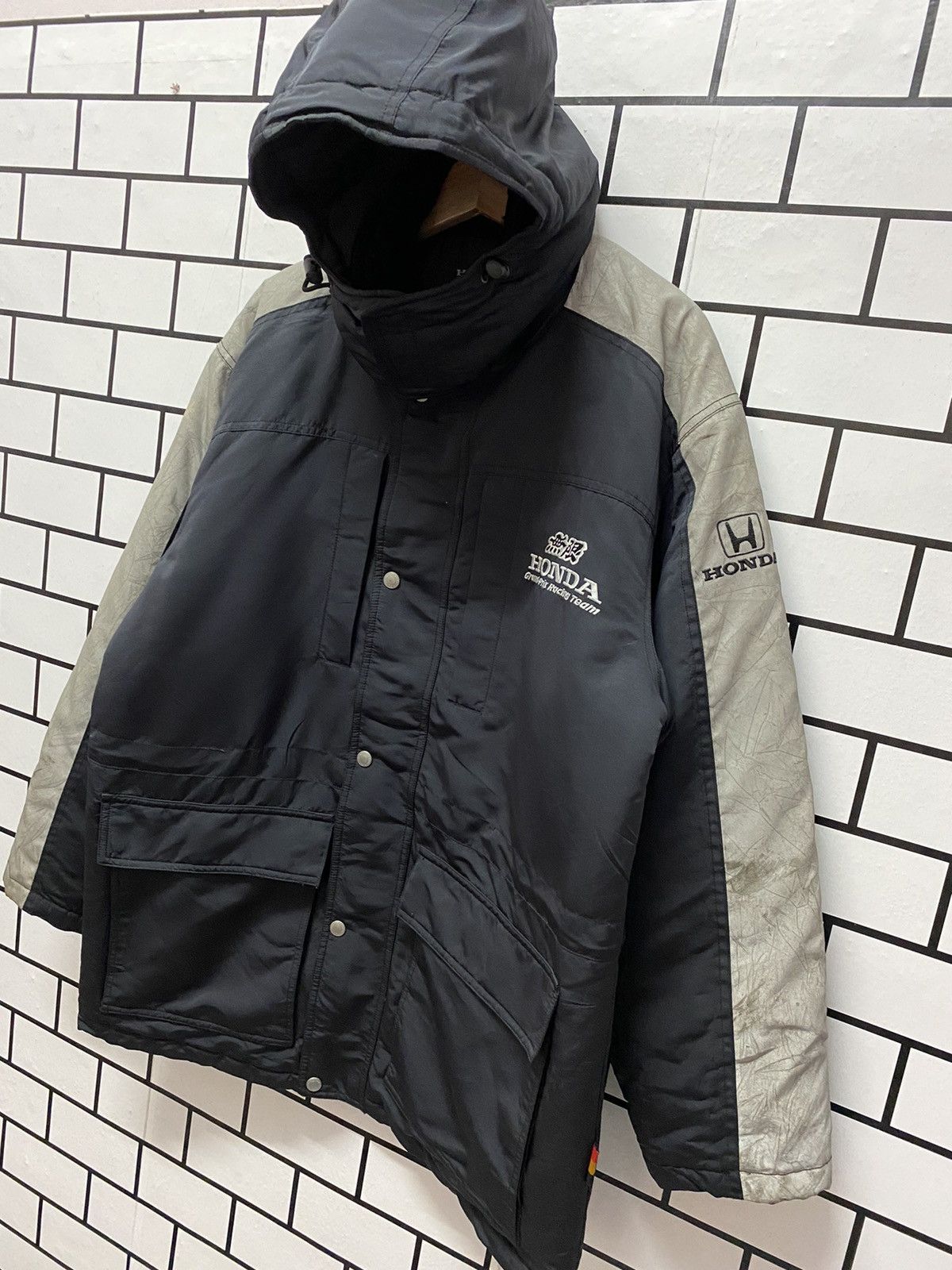 Honda × Vintage Vintage Honda Mugen Racing Team Embroidery Down Parka Jacket Size US M / EU 48-50 / 2 - 9 Thumbnail