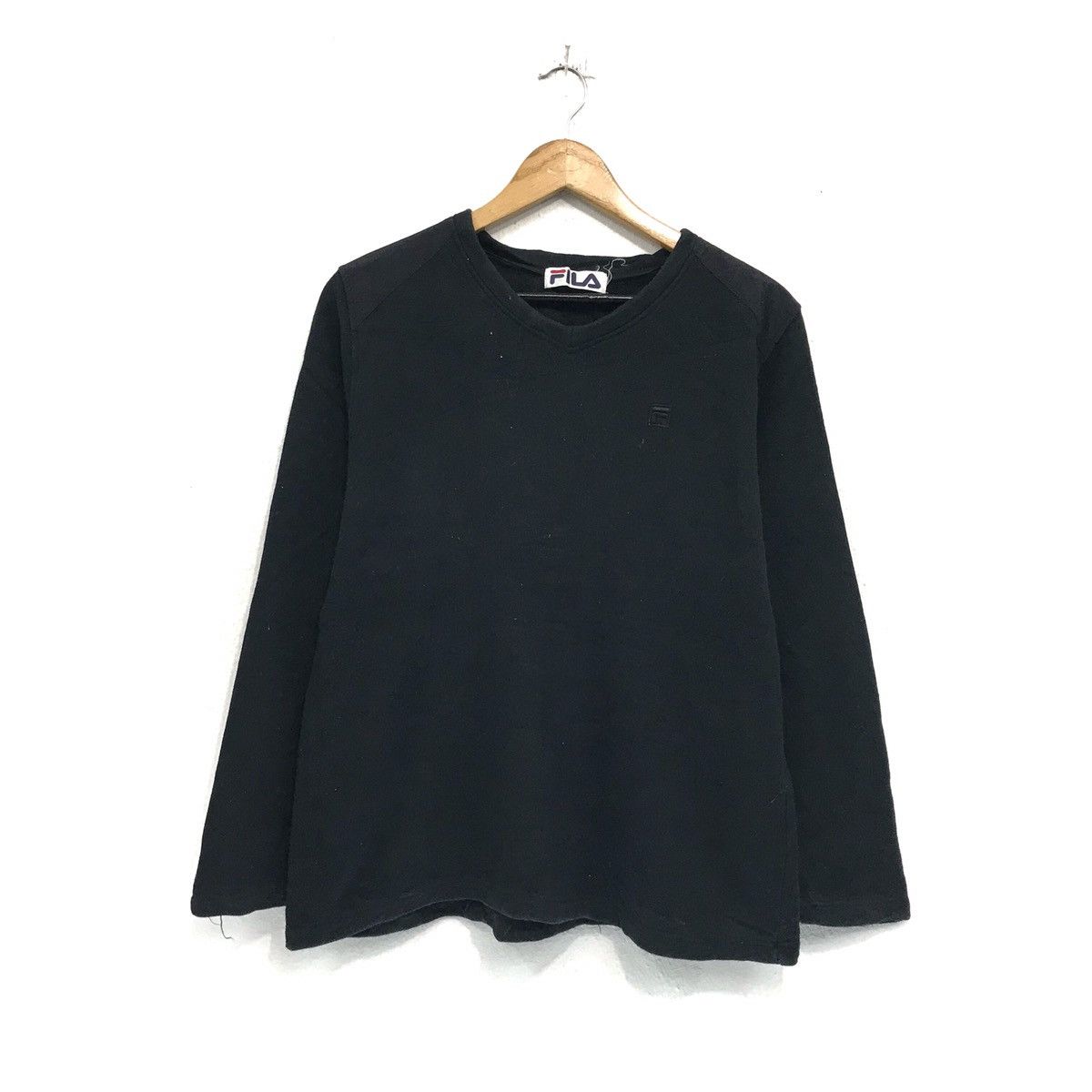 Fila × Vintage Vintage FILA Sweatshirt Crew Neck Embroidery Spellout FILA Size US M / EU 48-50 / 2 - 2 Thumbnail
