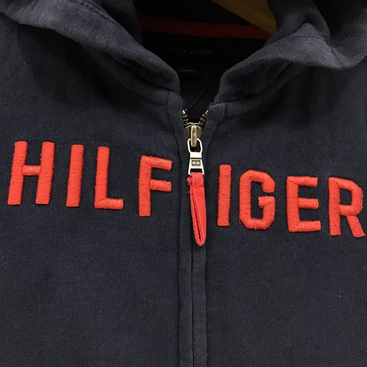 Tommy Hilfiger × Tommy Jeans Vintage Tommy Hilfiger Hoodies Sweatshirt Spellout Hilfiger Size S / US 4 / IT 40 - 3 Thumbnail