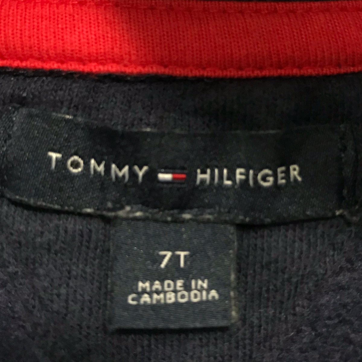 Tommy Hilfiger × Tommy Jeans Vintage Tommy Hilfiger Hoodies Sweatshirt Spellout Hilfiger Size S / US 4 / IT 40 - 6 Thumbnail