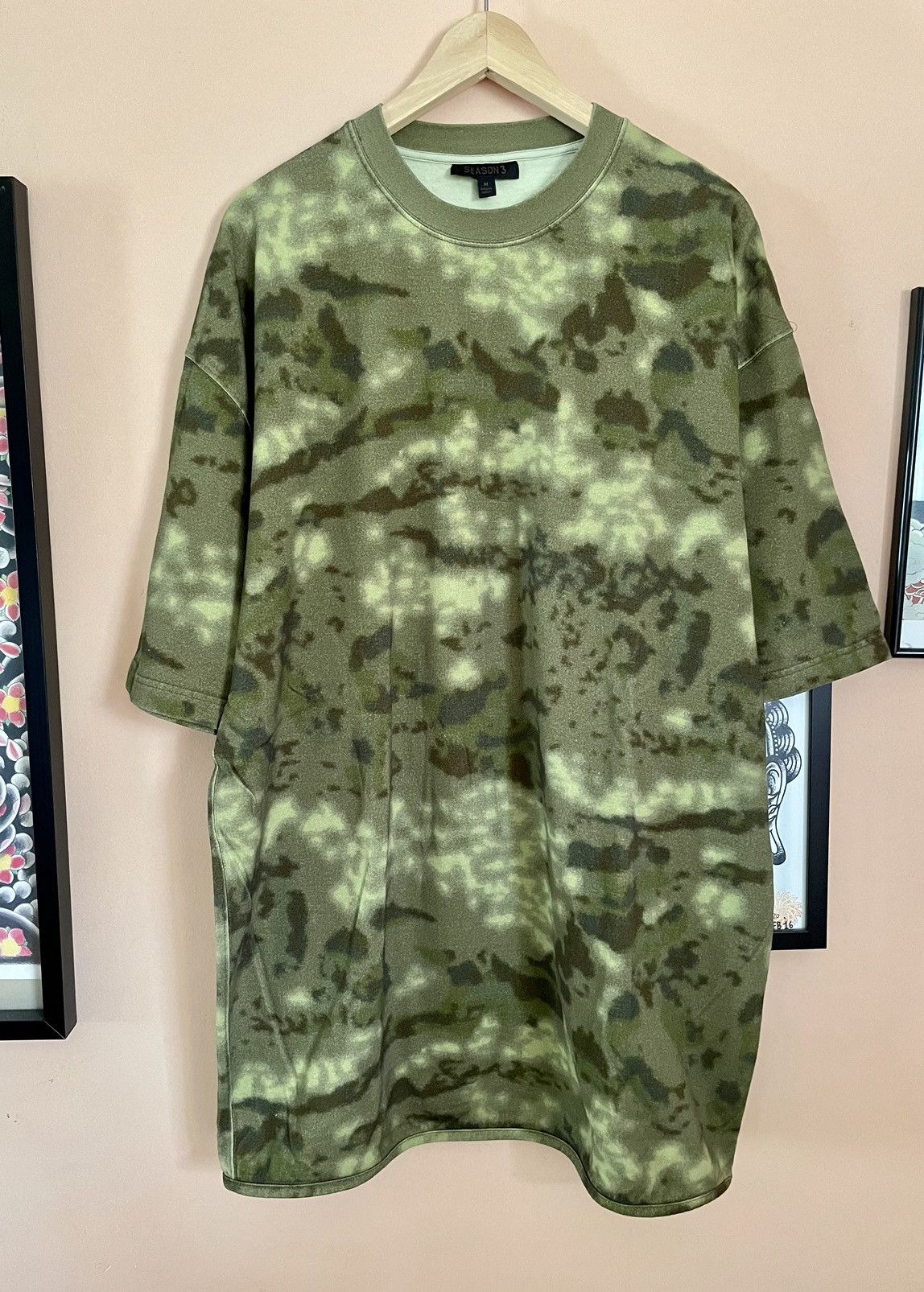 Yeezy Yeezy Season 3 Camo Oversized Heavy Top Size US M / EU 48-50 / 2 - 2 Thumbnail