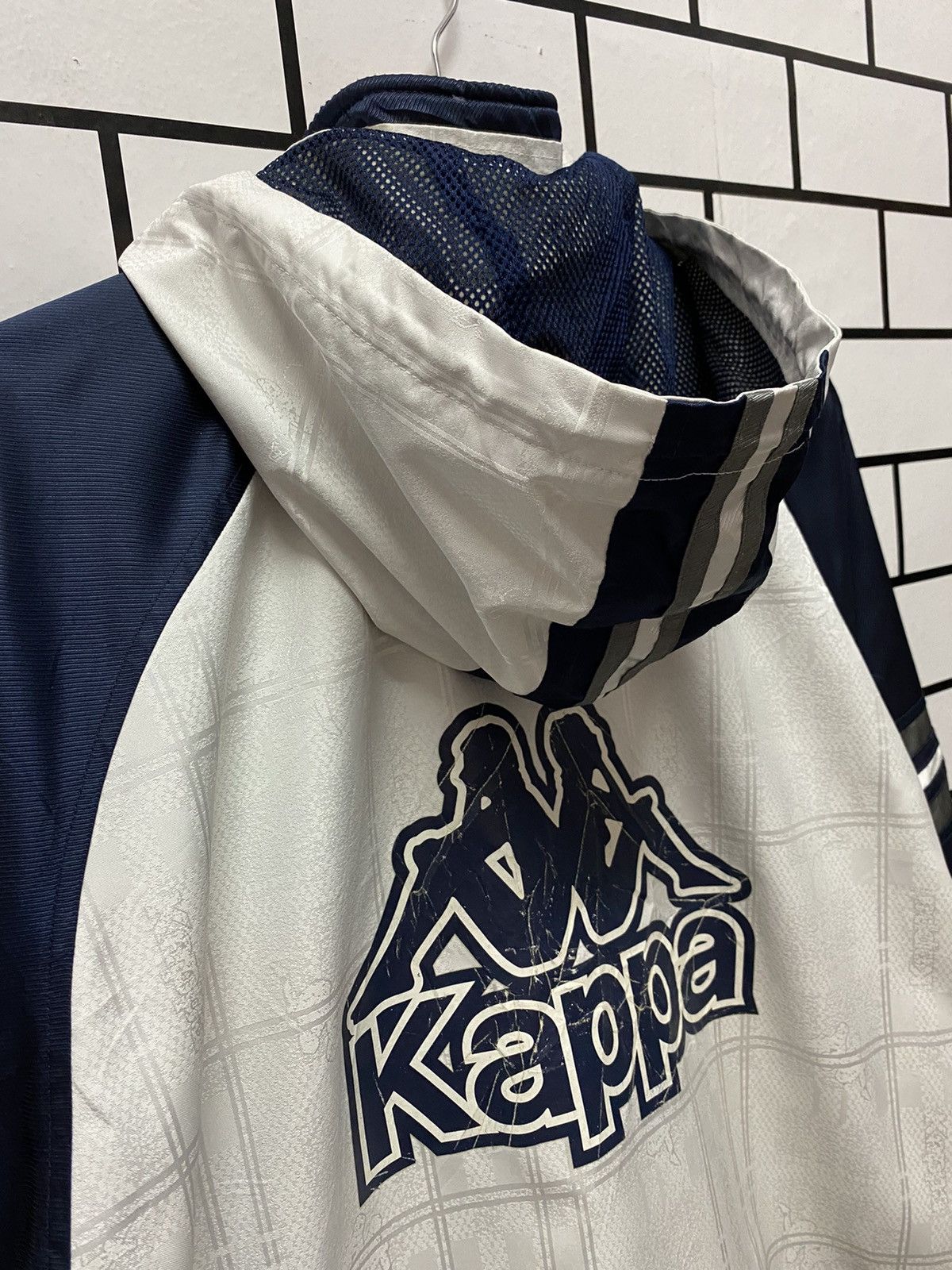 Kappa × Vintage Vintage 90’s Kappa Big Logo Windbreaker Waterproof Jacket Size US L / EU 52-54 / 3 - 9 Thumbnail