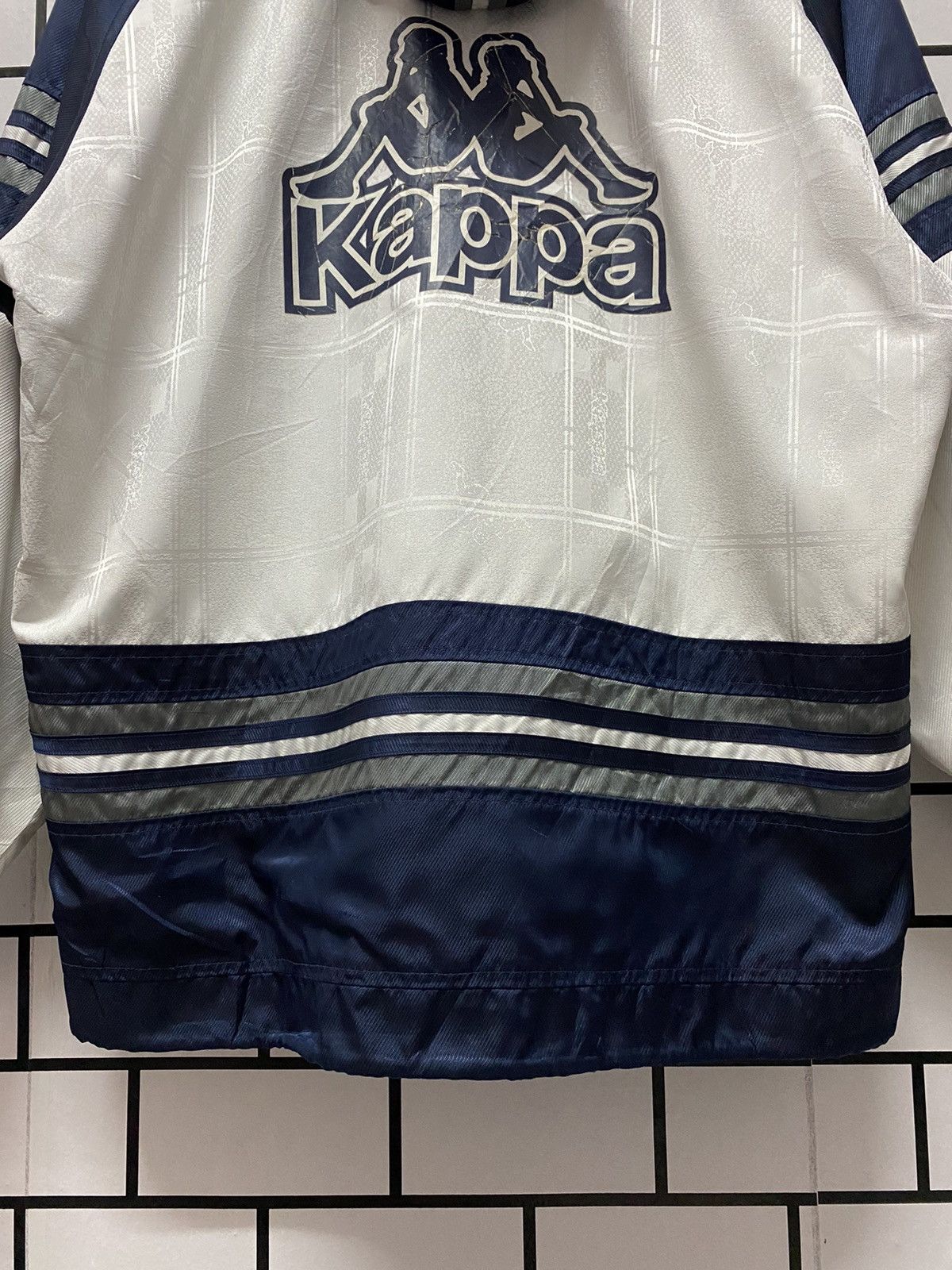 Kappa × Vintage Vintage 90’s Kappa Big Logo Windbreaker Waterproof Jacket Size US L / EU 52-54 / 3 - 8 Thumbnail