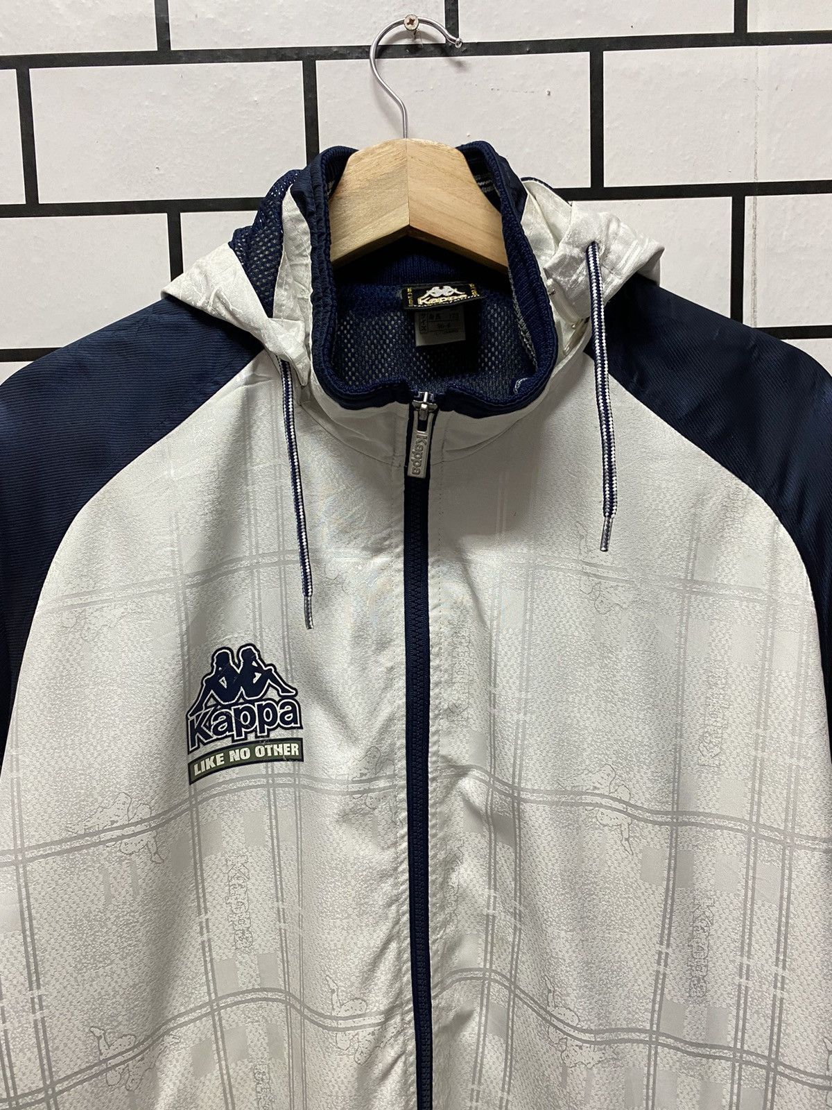Kappa × Vintage Vintage 90’s Kappa Big Logo Windbreaker Waterproof Jacket Size US L / EU 52-54 / 3 - 12 Thumbnail