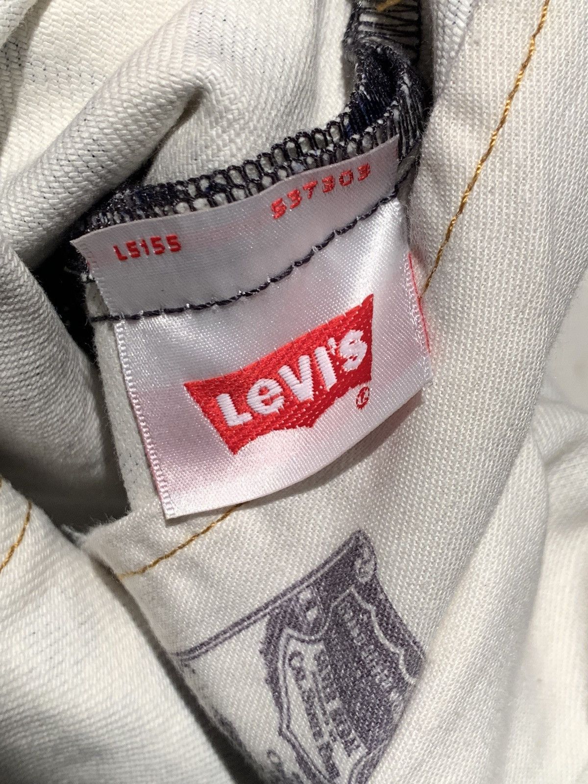 Designer × Levi's *RARE* Levi’s Aquamarine Print 501 Sample Denim Jeans - 32 Size US 32 / EU 48 - 10 Thumbnail
