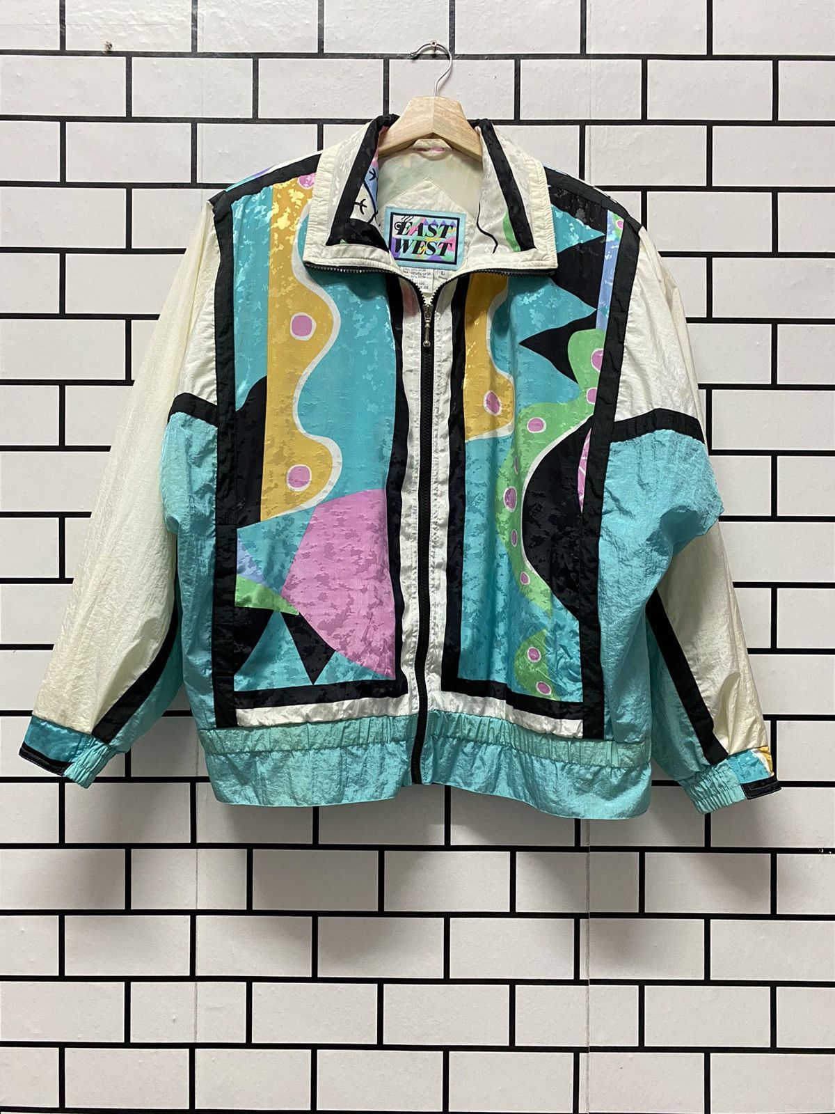 Designer × Japanese Brand Vintage 90’s East West Pop Art Light Jacket Size US L / EU 52-54 / 3 - 1 Thumbnail
