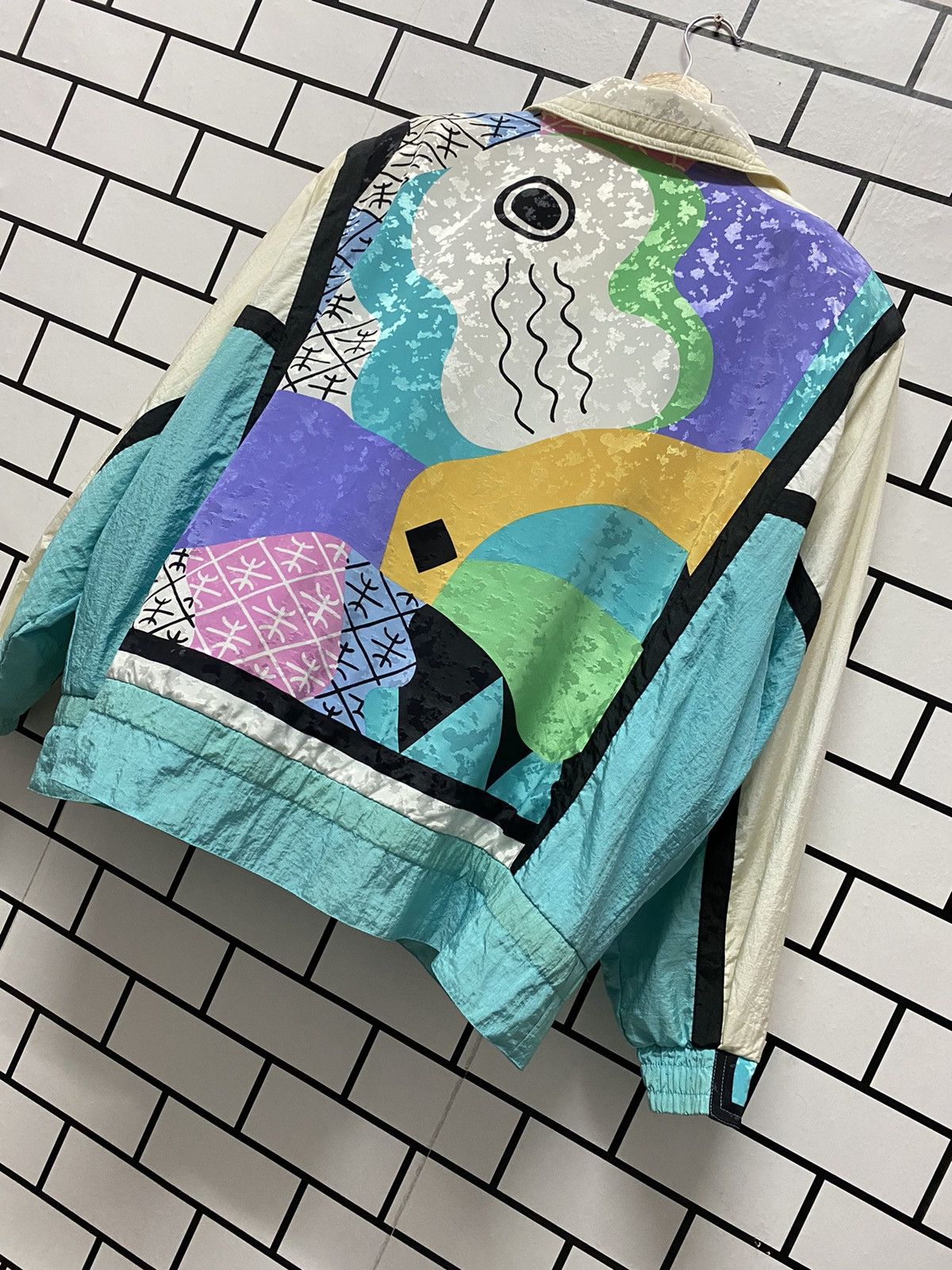 Designer × Japanese Brand Vintage 90’s East West Pop Art Light Jacket Size US L / EU 52-54 / 3 - 7 Thumbnail