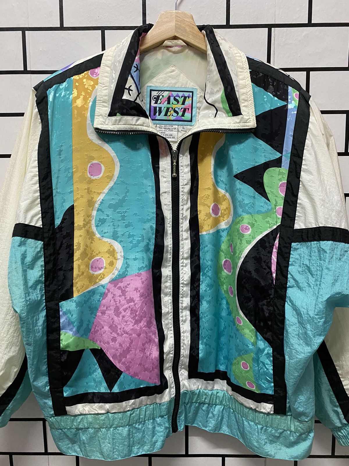 Designer × Japanese Brand Vintage 90’s East West Pop Art Light Jacket Size US L / EU 52-54 / 3 - 5 Thumbnail