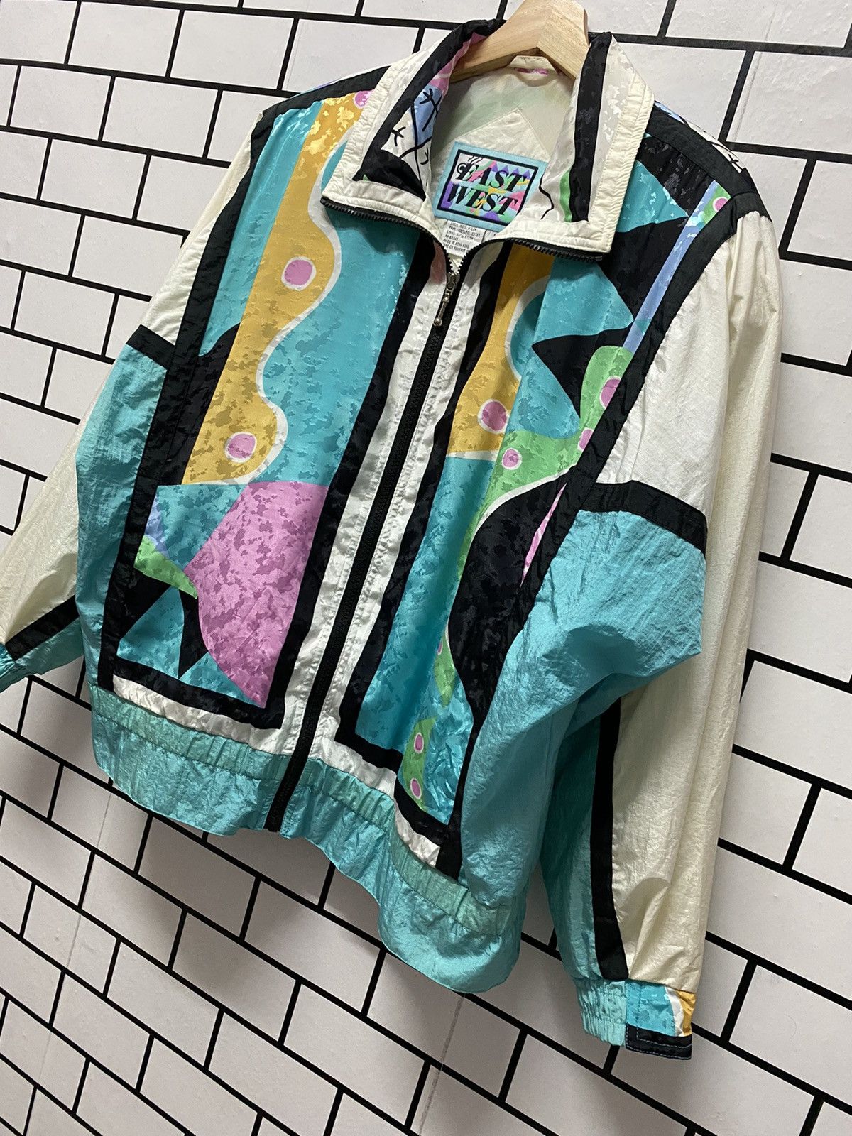 Designer × Japanese Brand Vintage 90’s East West Pop Art Light Jacket Size US L / EU 52-54 / 3 - 3 Thumbnail