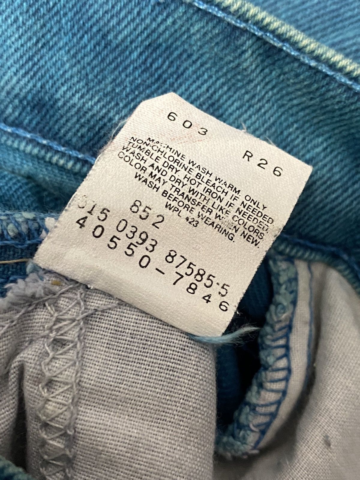 Levi's × Vintage Vintage 80’s Levis 550 Orange Tab Single R Denim Pants Size US 30 / EU 46 - 14 Thumbnail