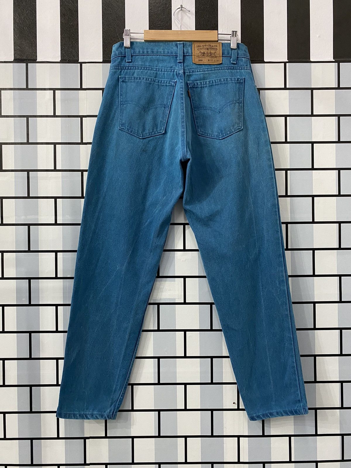 Levi's × Vintage Vintage 80’s Levis 550 Orange Tab Single R Denim Pants Size US 30 / EU 46 - 1 Thumbnail