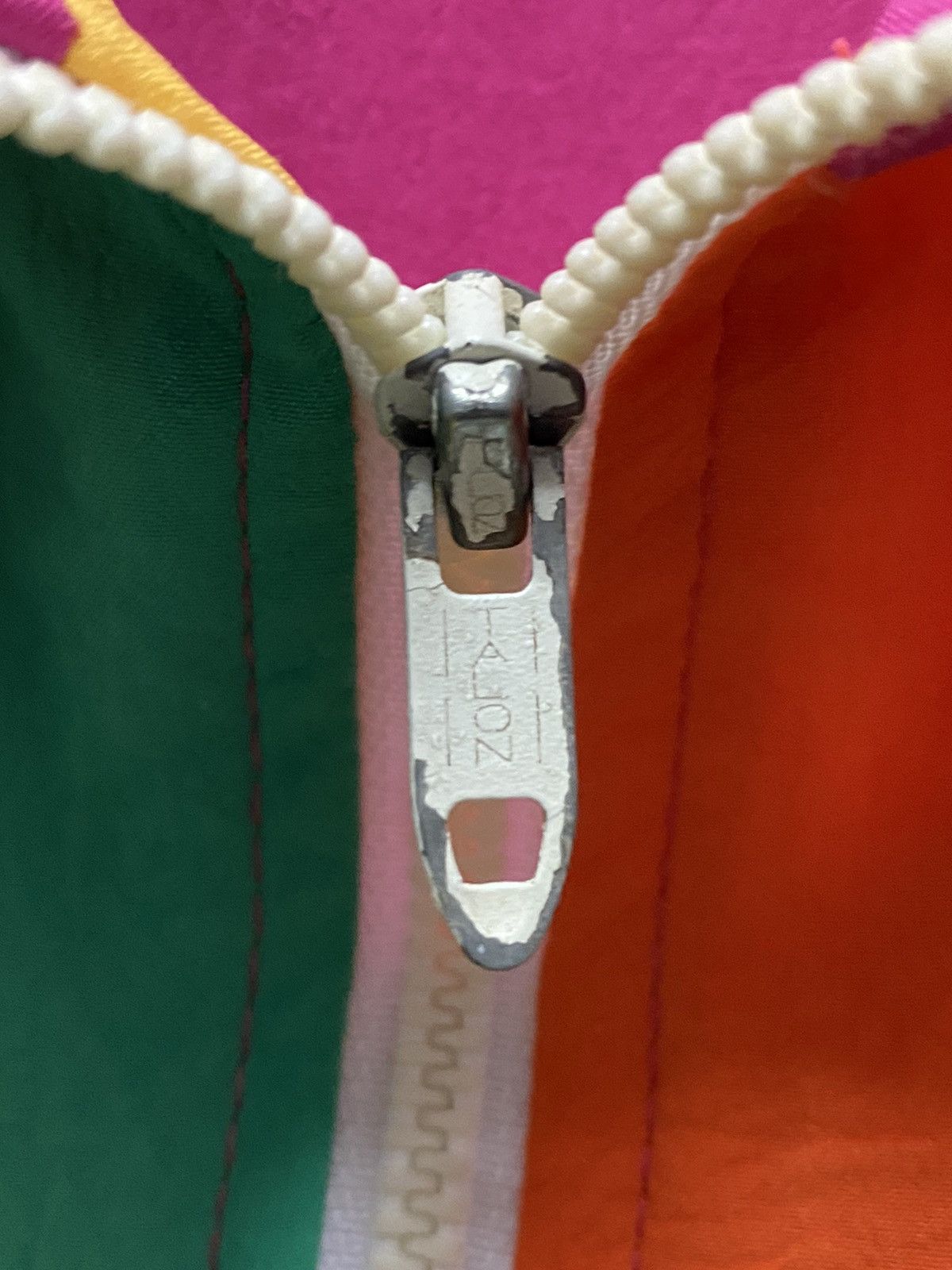 Vintage Vintage 80’s Cricket Lane Multi Colour talon Zipper Jacket Size US L / EU 52-54 / 3 - 10 Thumbnail