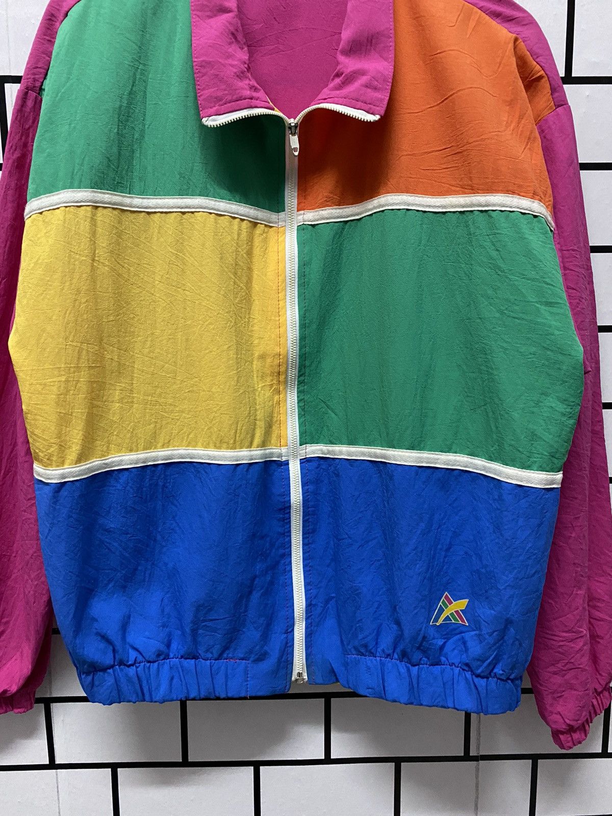 Vintage Vintage 80’s Cricket Lane Multi Colour talon Zipper Jacket Size US L / EU 52-54 / 3 - 5 Thumbnail
