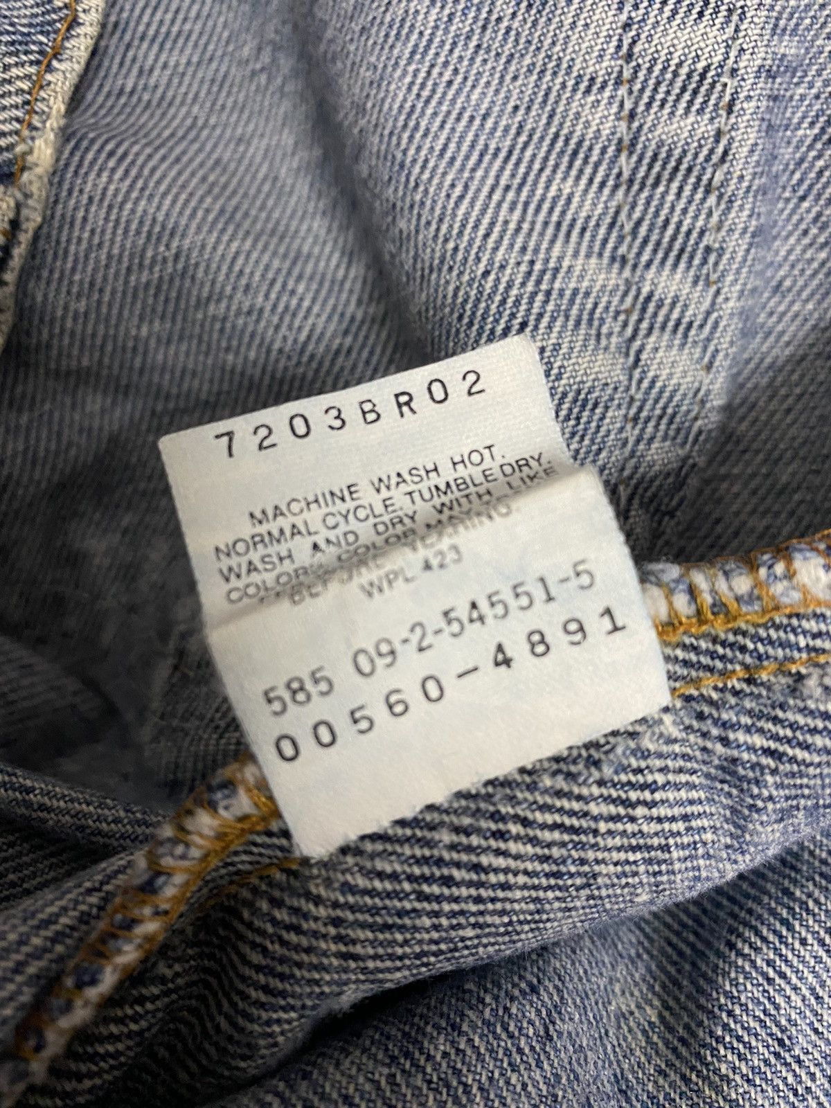 Levi's × Vintage Vintage Levis 560 Light Blue Stonewash Made in USA 30X32 Size US 30 / EU 46 - 15 Thumbnail