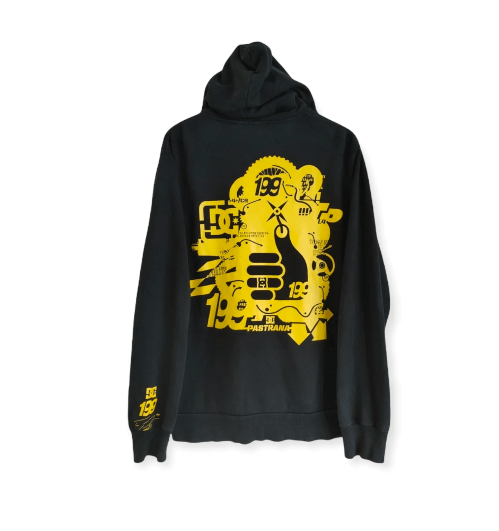 DC × Vintage Rare Vintage Dc Pastrana Big Logo Hoodie Size US L / EU 52-54 / 3 - 1 Thumbnail