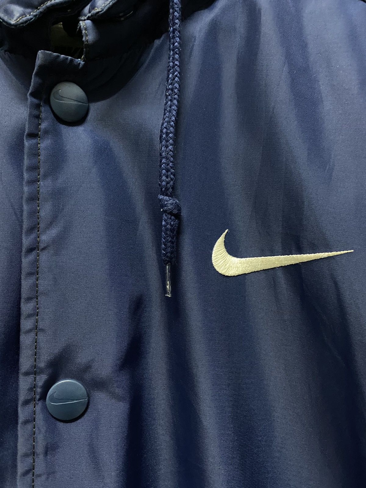 Nike × Vintage Vintage 90’s Nike Spell Out Embroidery quilt down jacket Size US L / EU 52-54 / 3 - 12 Thumbnail