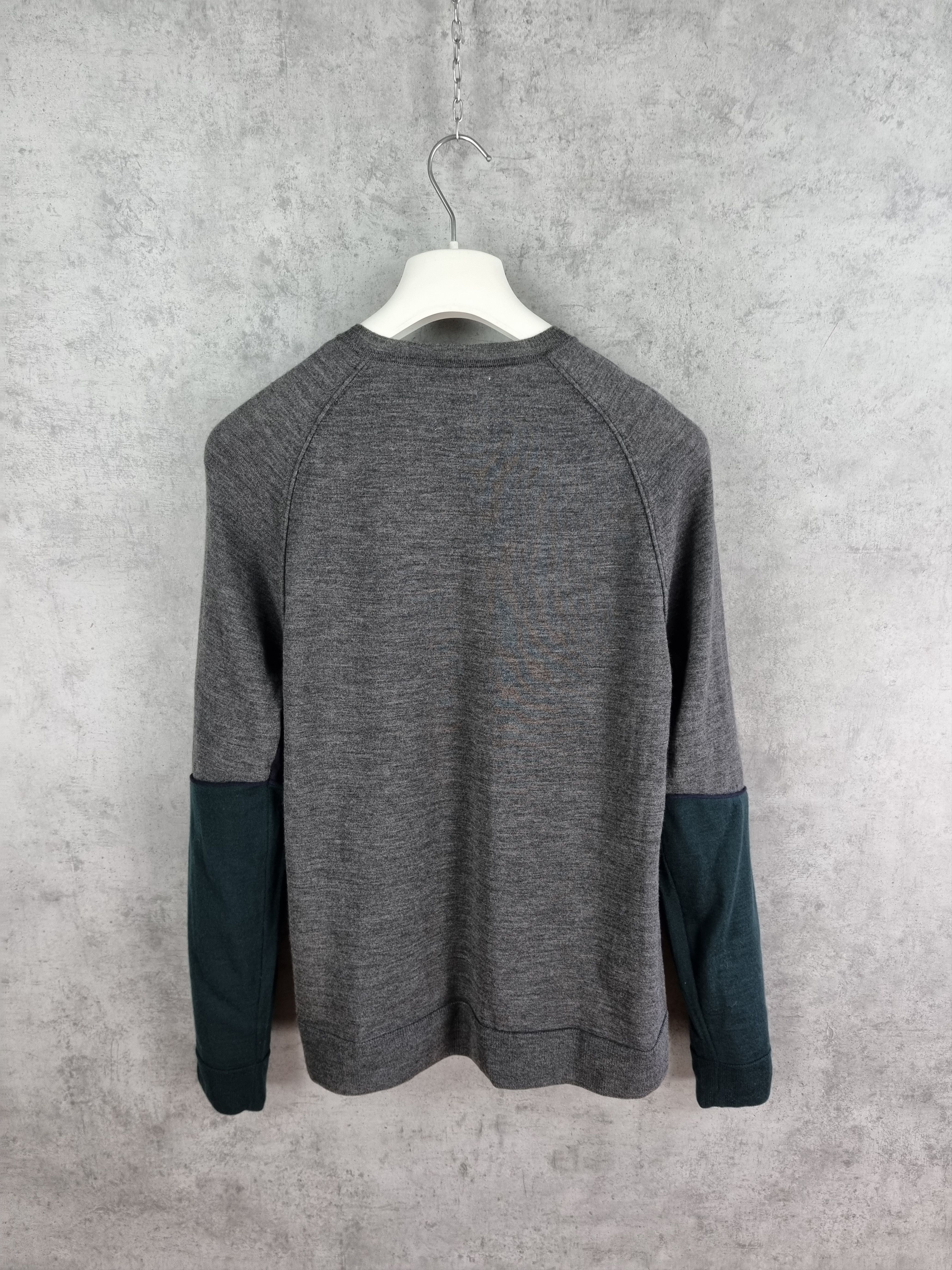 Japanese Brand × Wooyoungmi Rare Wooyoungmi Wool Crewneck Sweater Patchwork Size US M / EU 48-50 / 2 - 2 Thumbnail