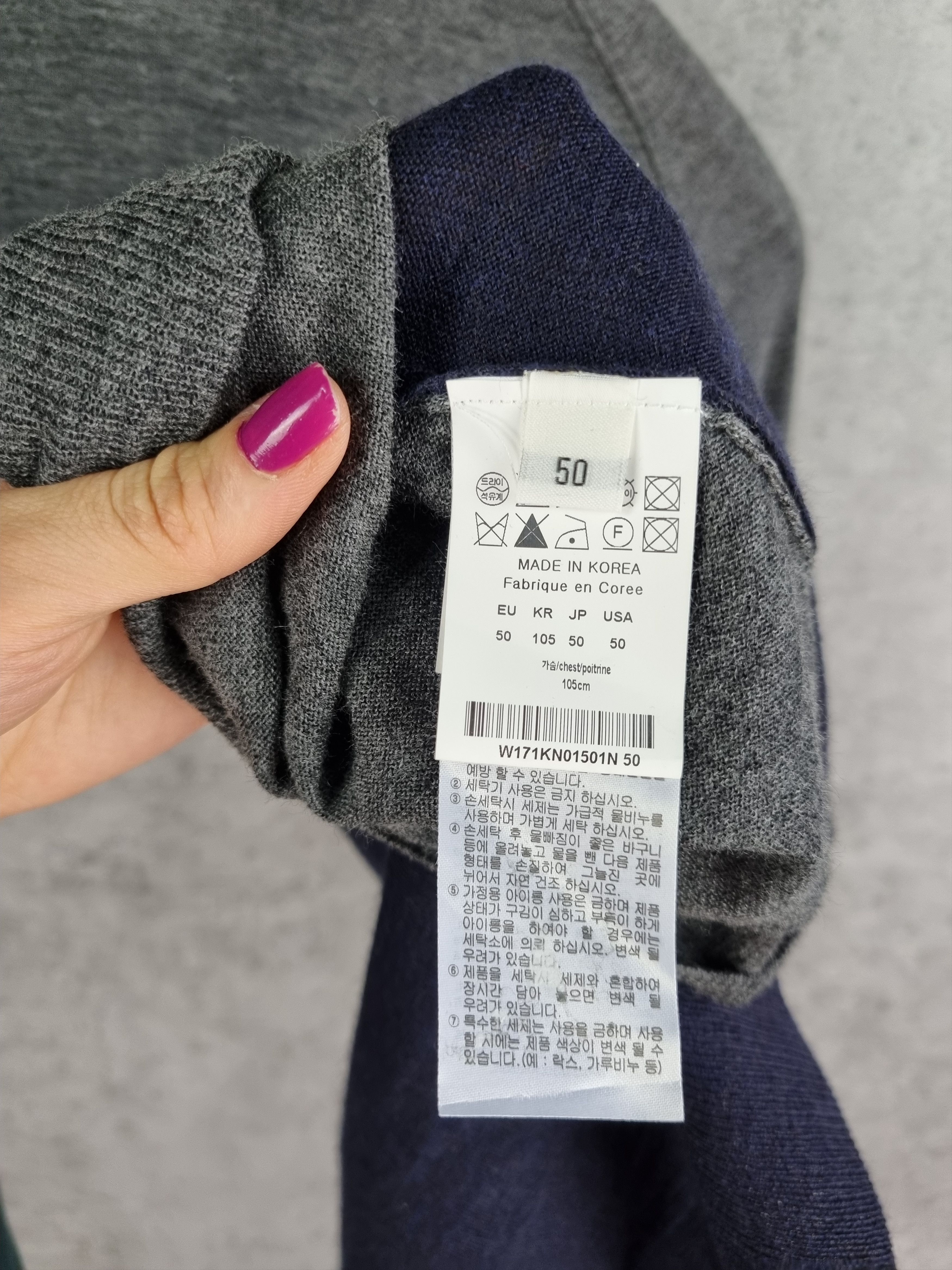 Japanese Brand × Wooyoungmi Rare Wooyoungmi Wool Crewneck Sweater Patchwork Size US M / EU 48-50 / 2 - 5 Thumbnail