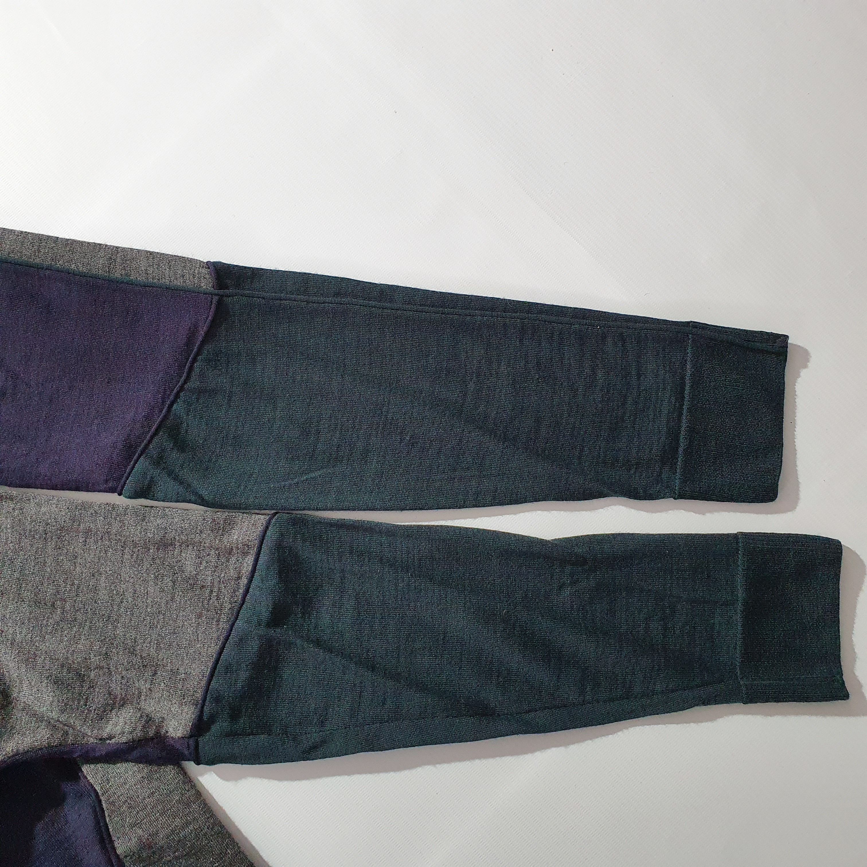 Japanese Brand × Wooyoungmi Rare Wooyoungmi Wool Crewneck Sweater Patchwork Size US M / EU 48-50 / 2 - 11 Thumbnail