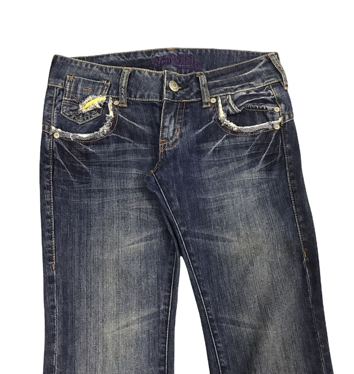 Von Dutch Von Dutch Jeans Embroidered Logo Size US 31 - 4 Thumbnail
