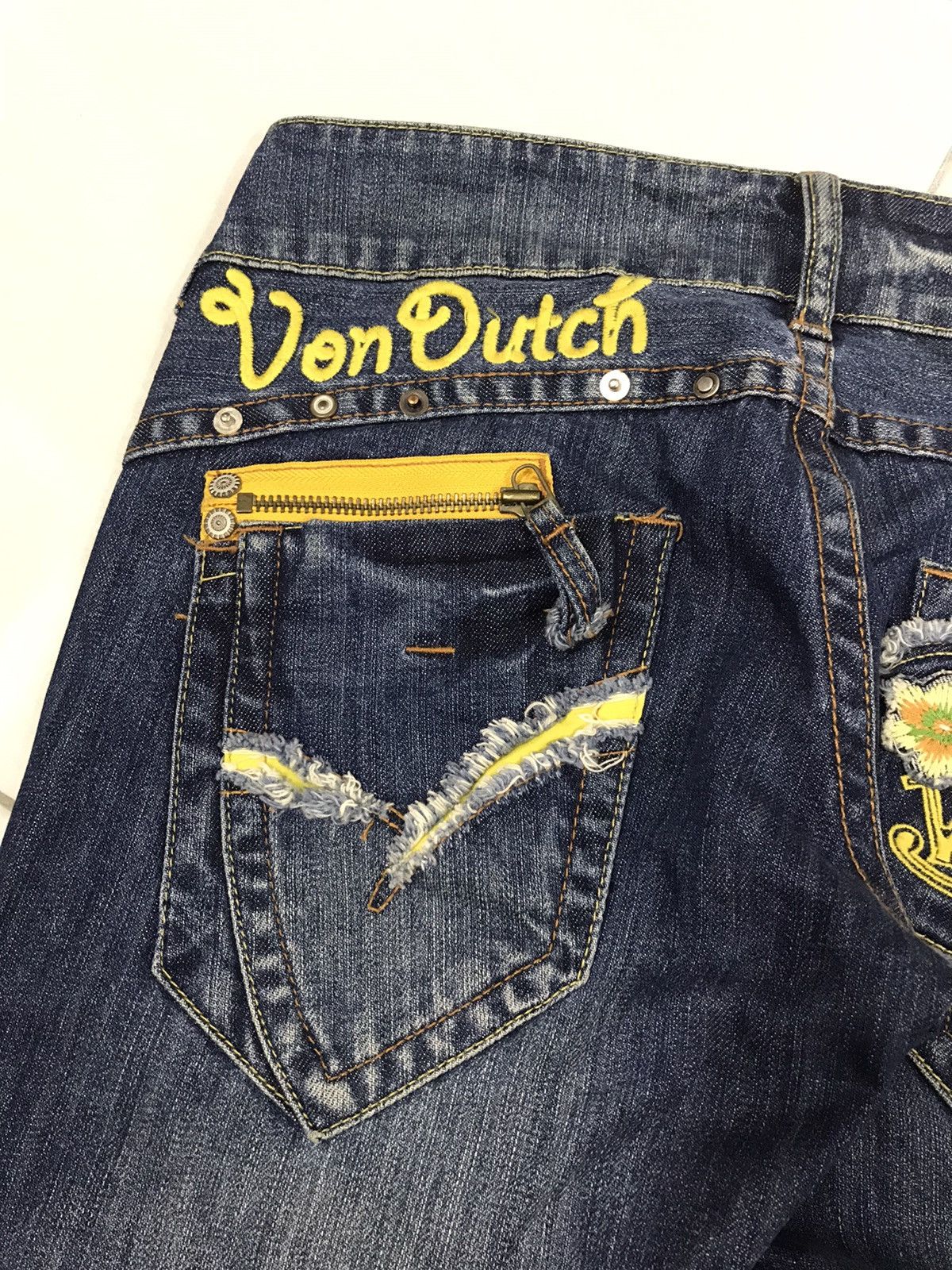 Von Dutch Von Dutch Jeans Embroidered Logo Size US 31 - 6 Thumbnail