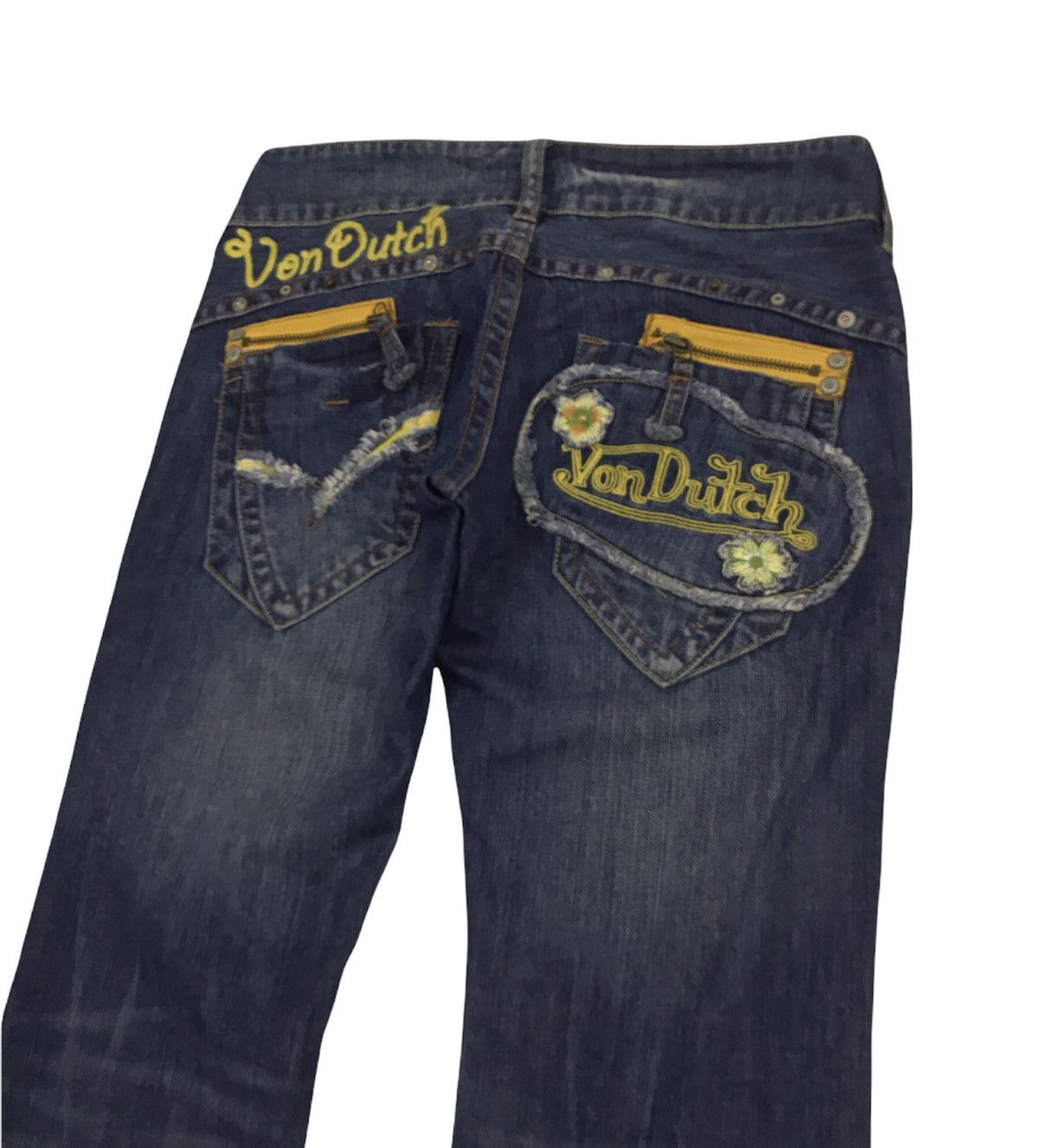 Von Dutch Von Dutch Jeans Embroidered Logo Size US 31 - 1 Thumbnail