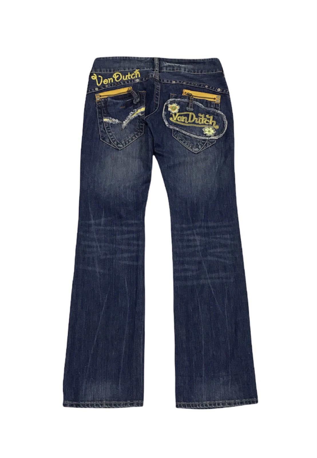 Von Dutch Von Dutch Jeans Embroidered Logo Size US 31 - 2 Thumbnail