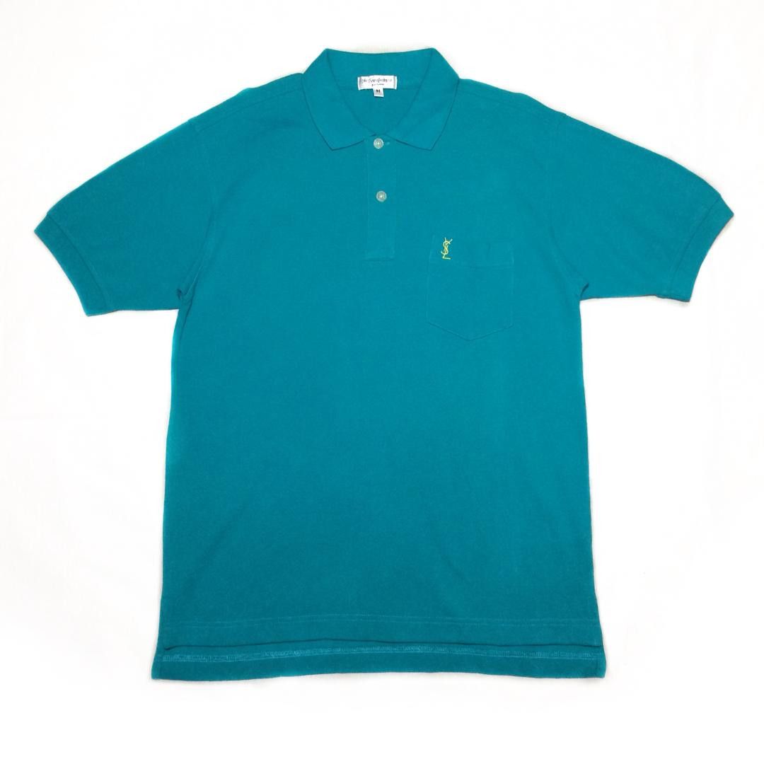 Yves Saint Laurent Yves Saint Laurent YSL Polo Shirt Short Sleeve Logo Vintage Size US M / EU 48-50 / 2 - 1 Preview