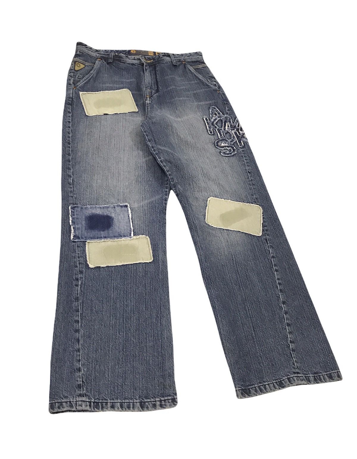 Akademiks Akademiks Patches Baggy Jeans Size US 34 / EU 50 - 2 Thumbnail