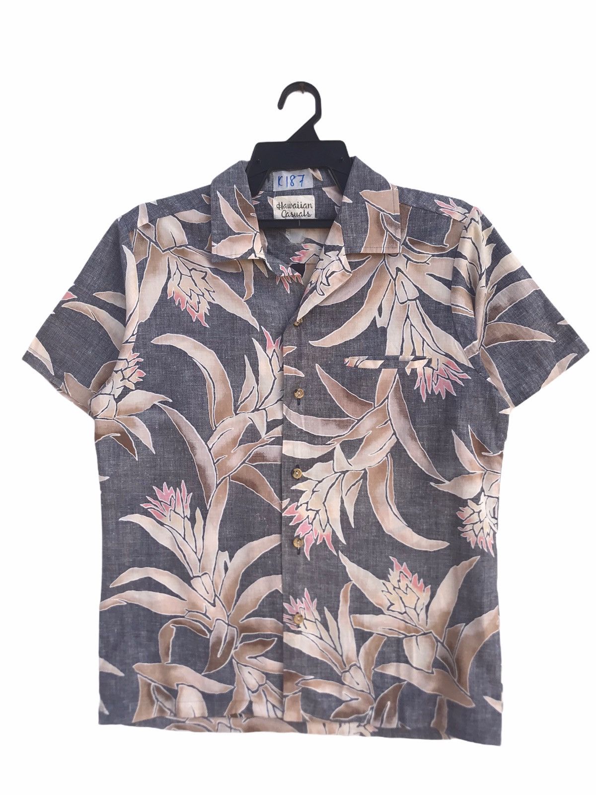 Vintage Vintage Tropical Print Hawaiian Shirt Size US M / EU 48-50 / 2 - 1 Thumbnail