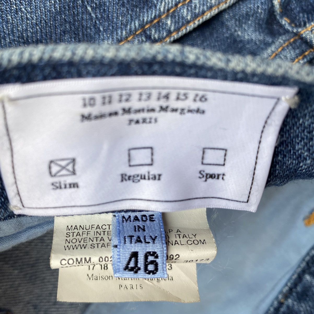 Maison Margiela MMM AW09 Ten Slim Fit Jeans Size US 32 / EU 48 - 6 Thumbnail