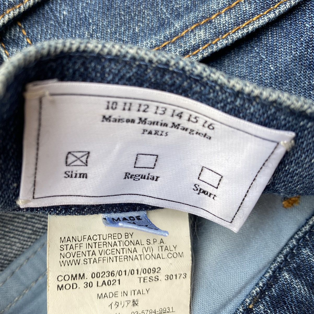 Maison Margiela MMM AW09 Ten Slim Fit Jeans Size US 32 / EU 48 - 5 Thumbnail