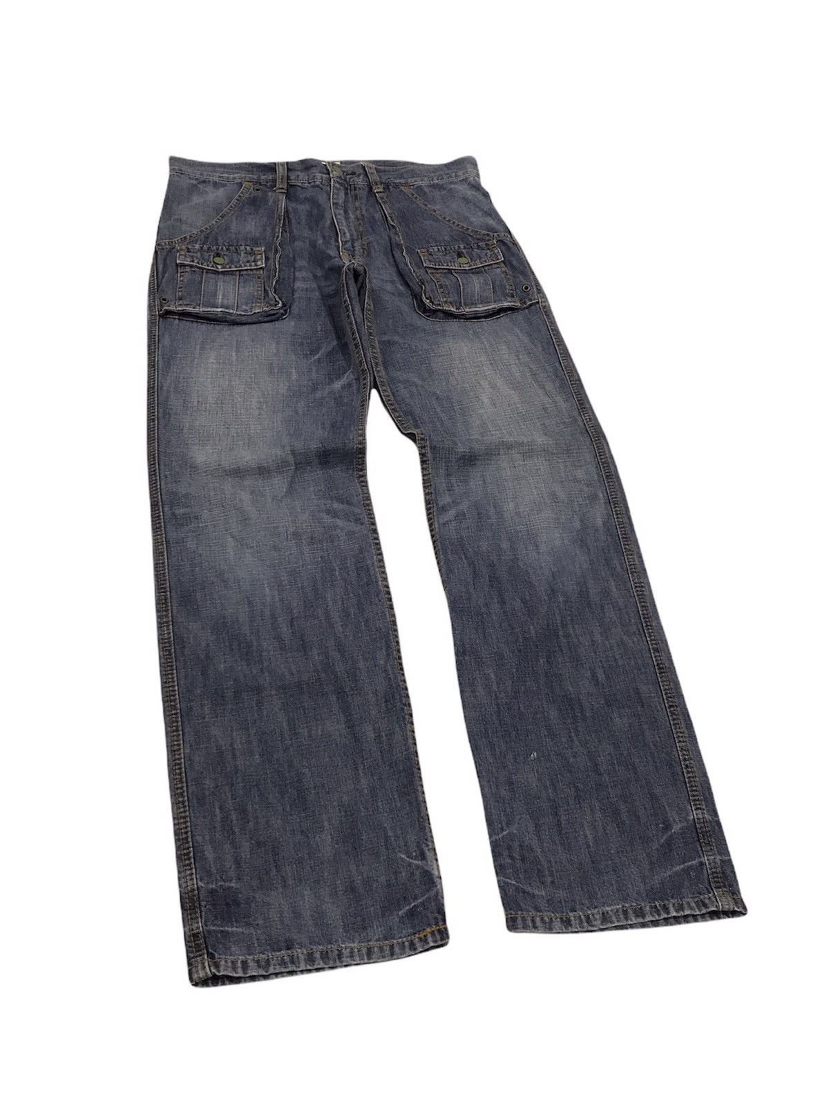 Japanese Brand Vintage Oshkosh Japan Bushpants Jeans Size US 33 - 2 Thumbnail