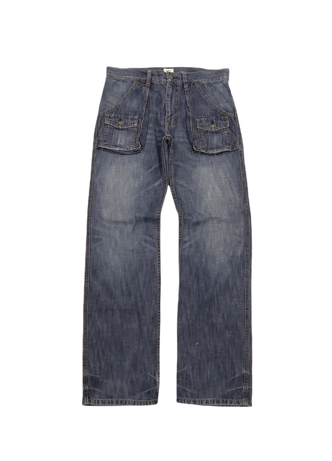 Japanese Brand Vintage Oshkosh Japan Bushpants Jeans Size US 33 - 1 Thumbnail
