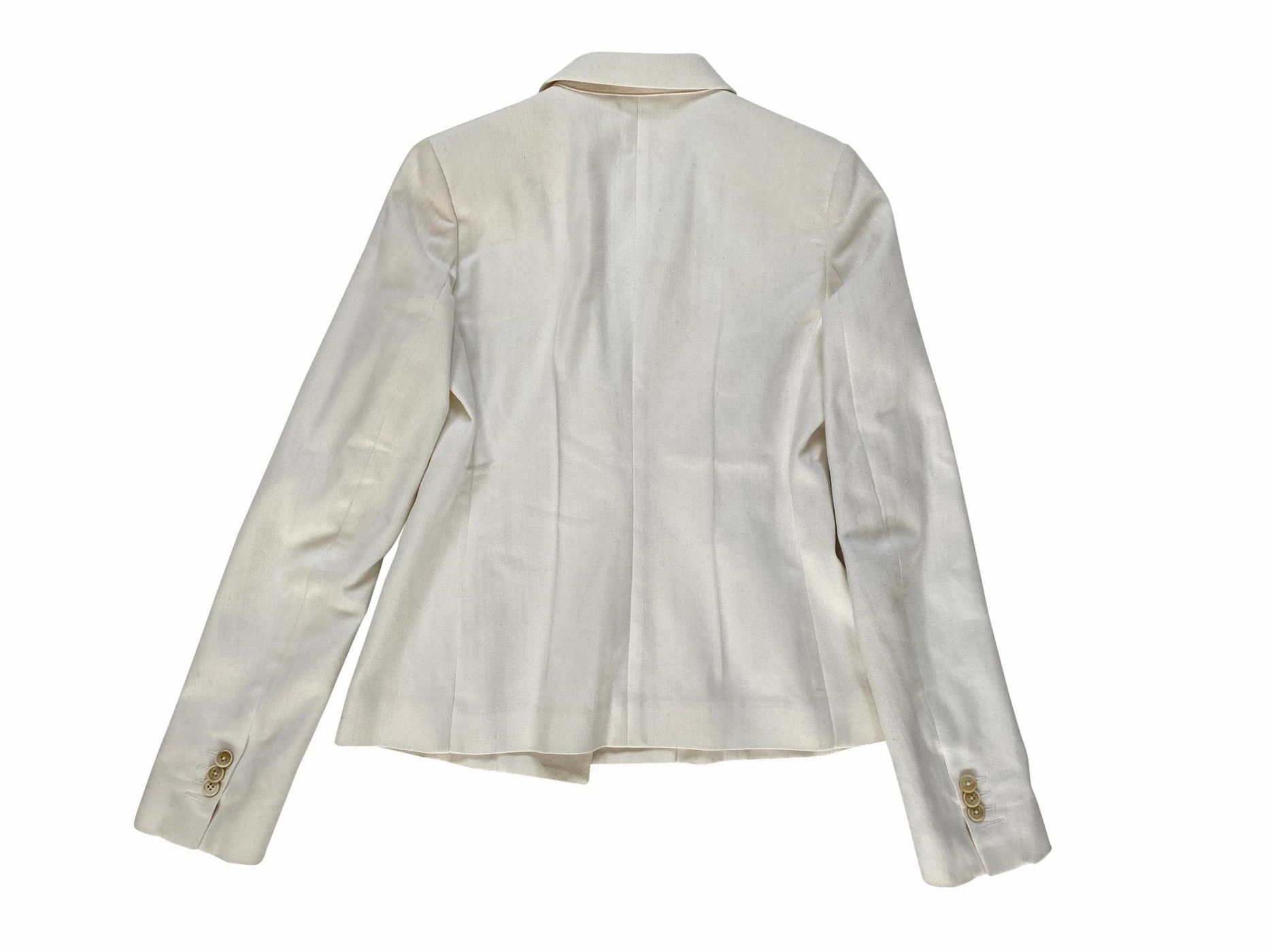 Maison Margiela ⚡️QUICK SALE⚡️Maison Margiela Line 4 White Blazer Jacket Size M / US 6-8 / IT 42-44 - 2 Thumbnail