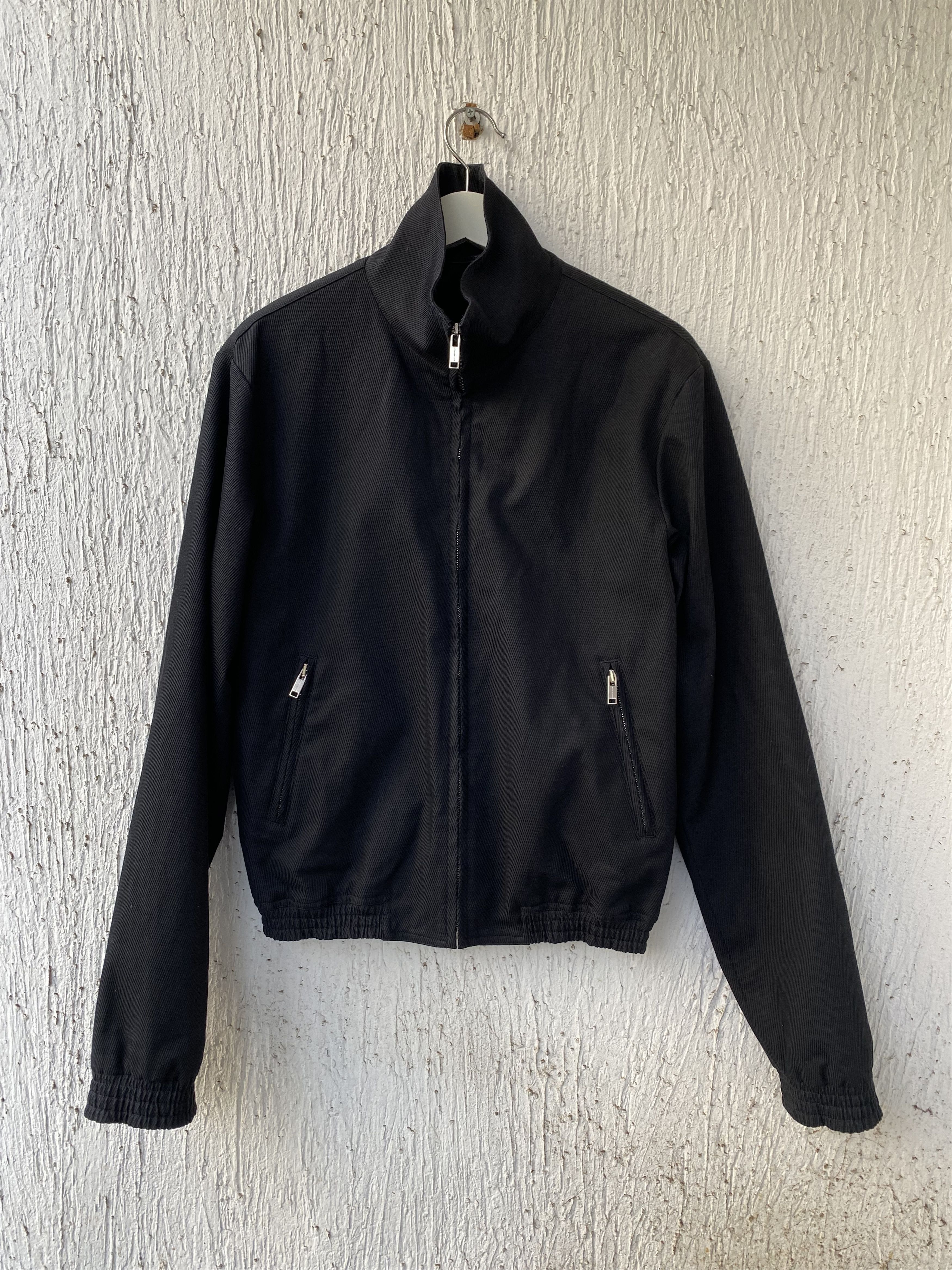 image of Kris Van Assche Fw05 Cropped Black Jacket, Men's (Size Small)
